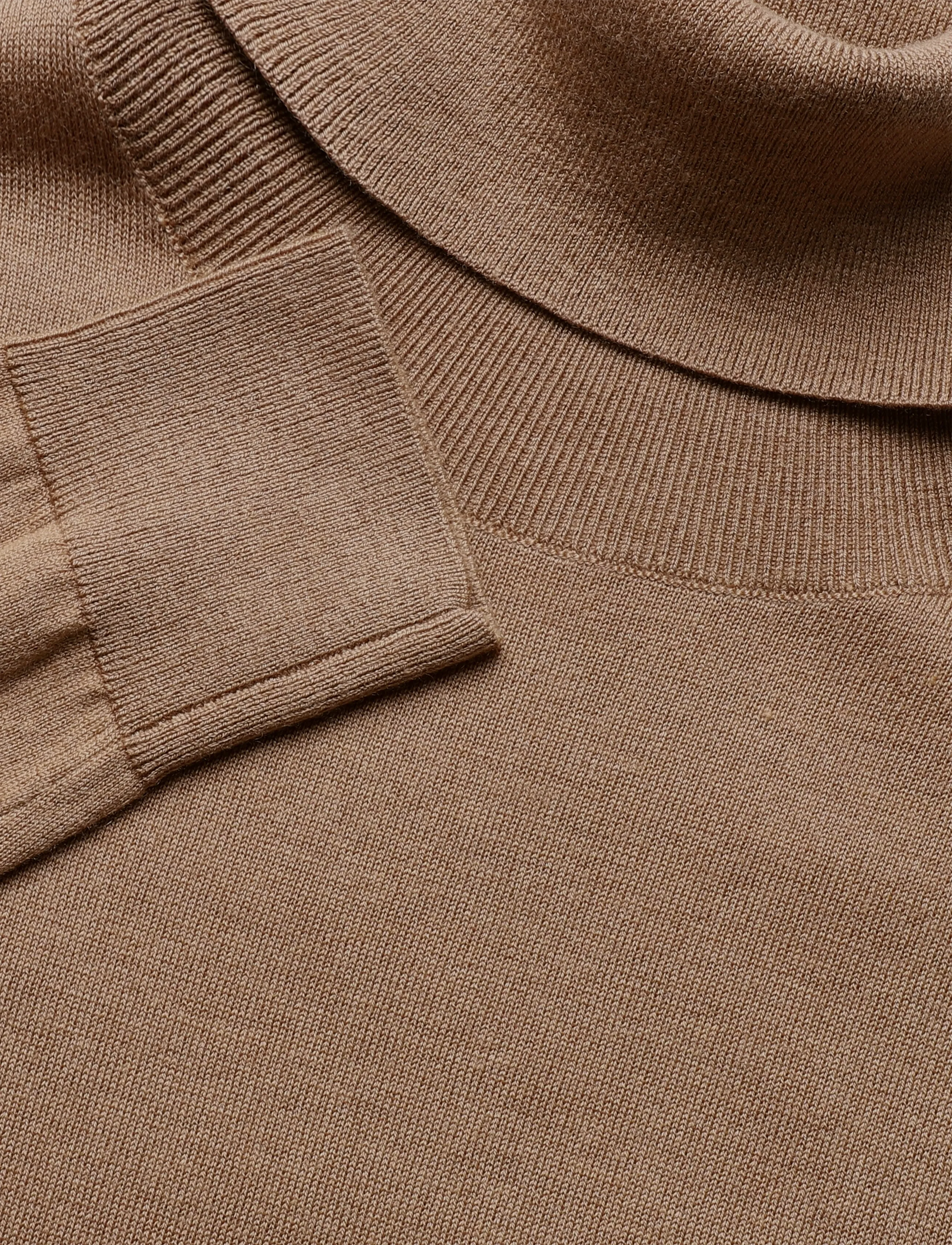HUGO - Sedennina - rollkragenpullover - brown overflow - 2