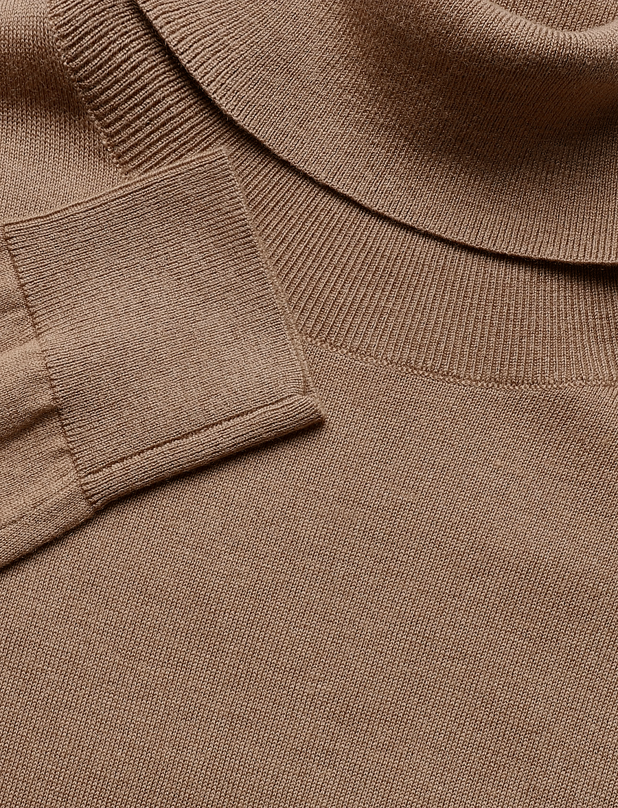 HUGO - Sedennina - rollkragenpullover - brown overflow - 2
