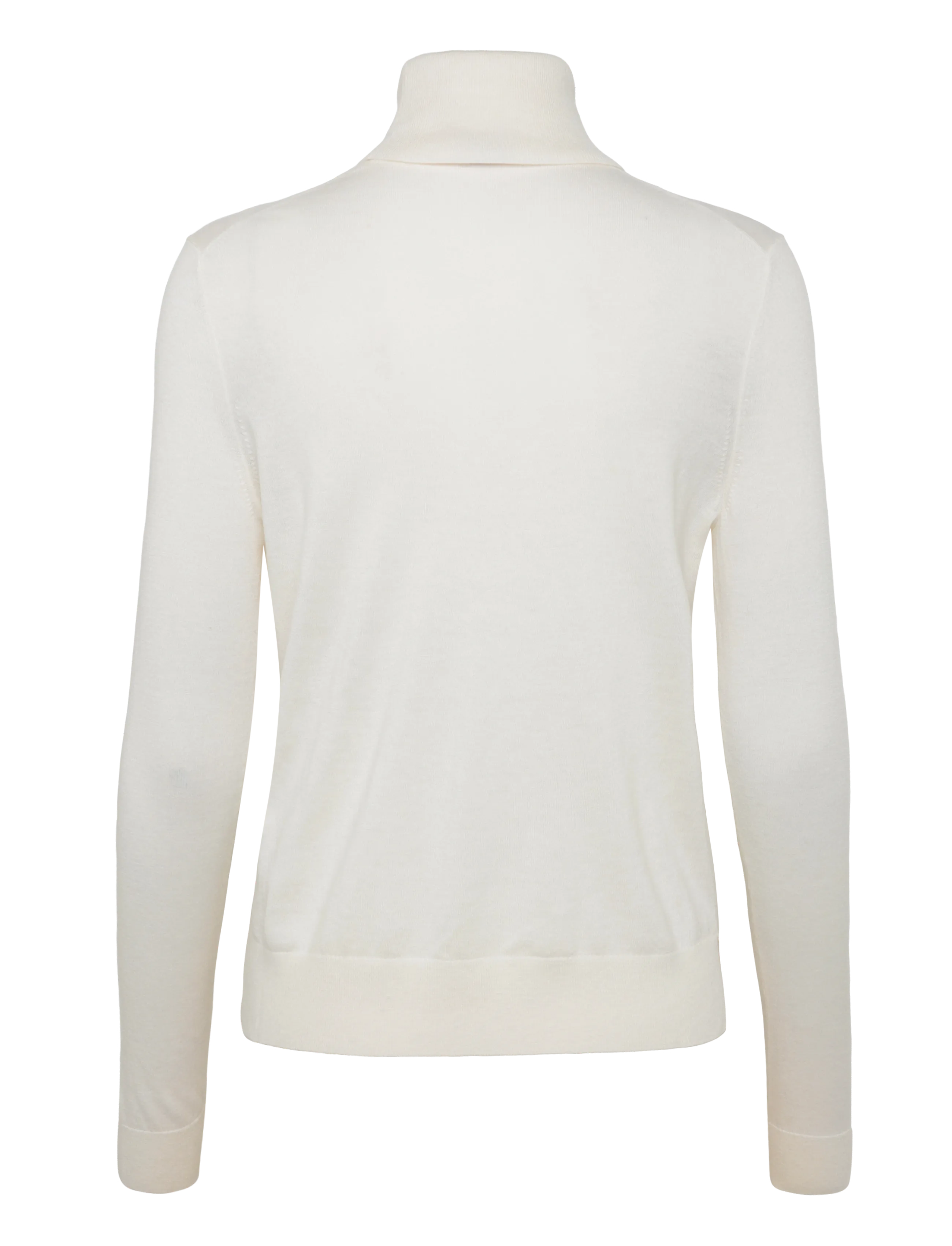 Hugo Rollneck sweater in a wool blend with cashmere polotröjor dam – bild 6