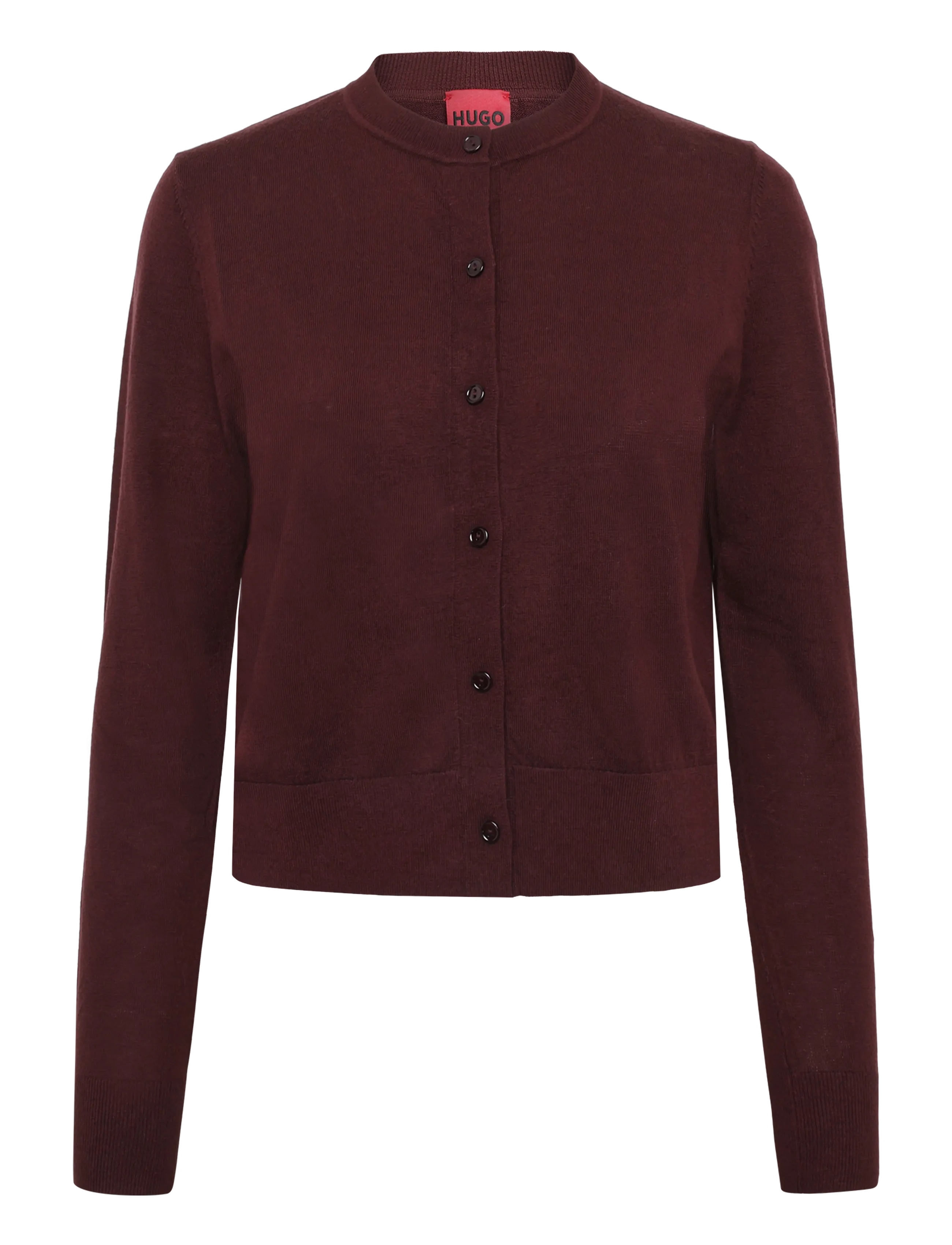 HUGO Sfabro - Cardigans - BROWN OVERFLOW / brown