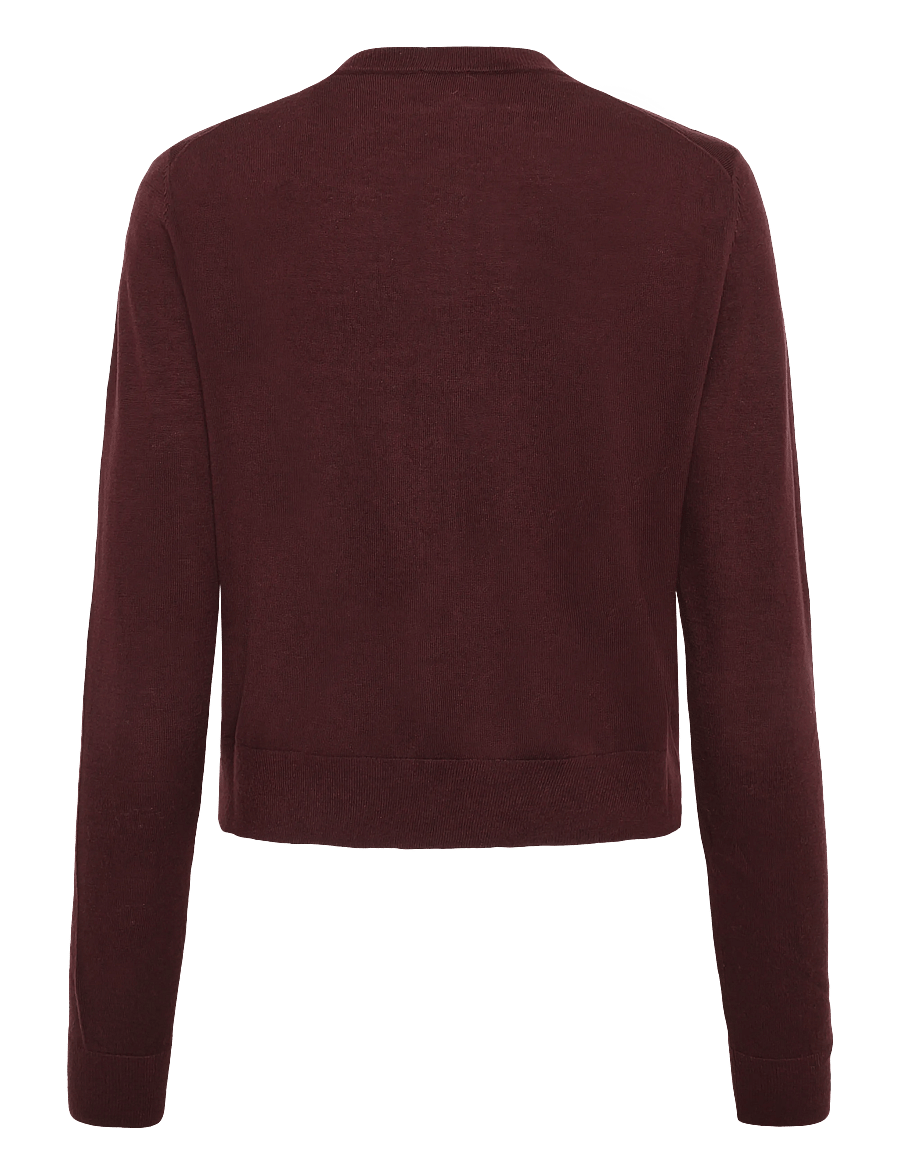 HUGO - Sfabro - cardigans - brown overflow - 1