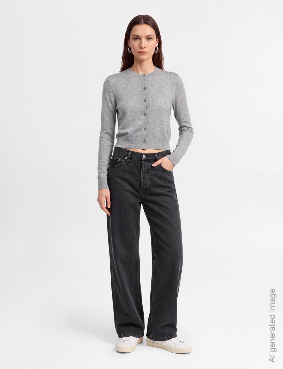 HUGO - Sfabro - cardigans - open grey - 0