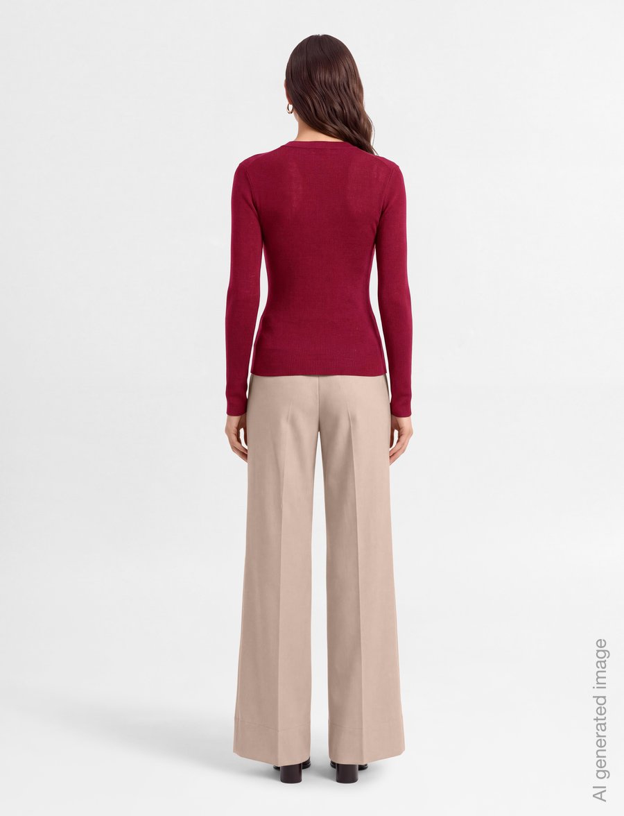 HUGO - Sallya - pullover - open red - 4