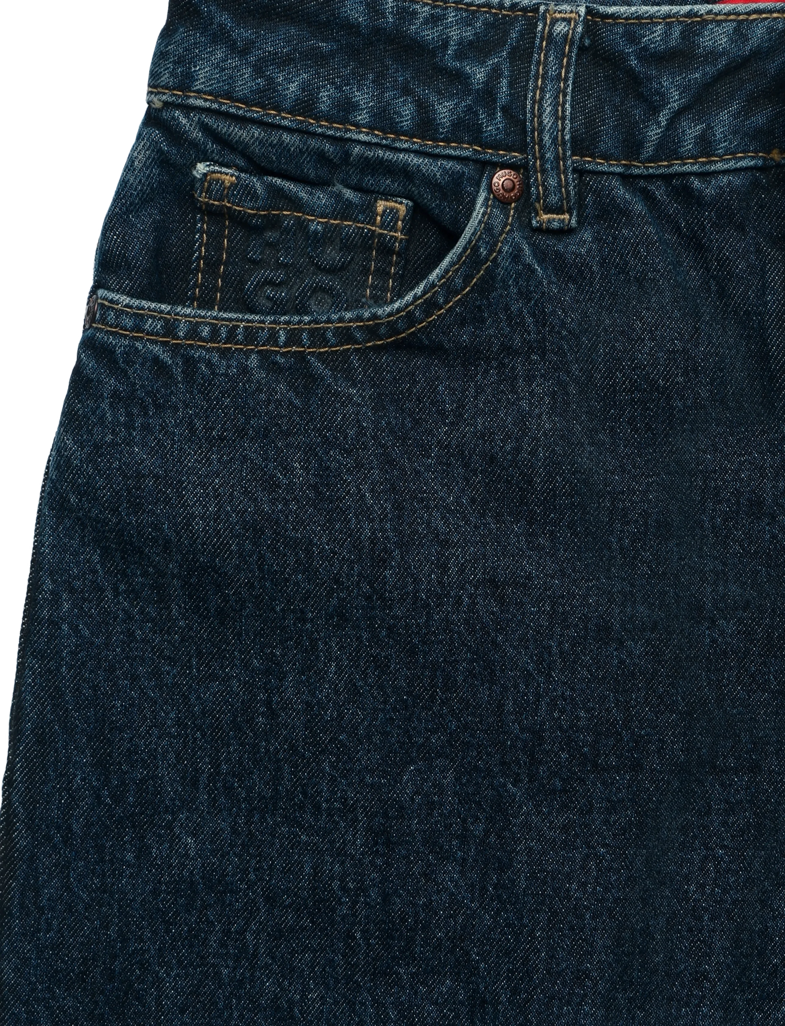 HUGO - 937_14 - brede jeans - navy - 2