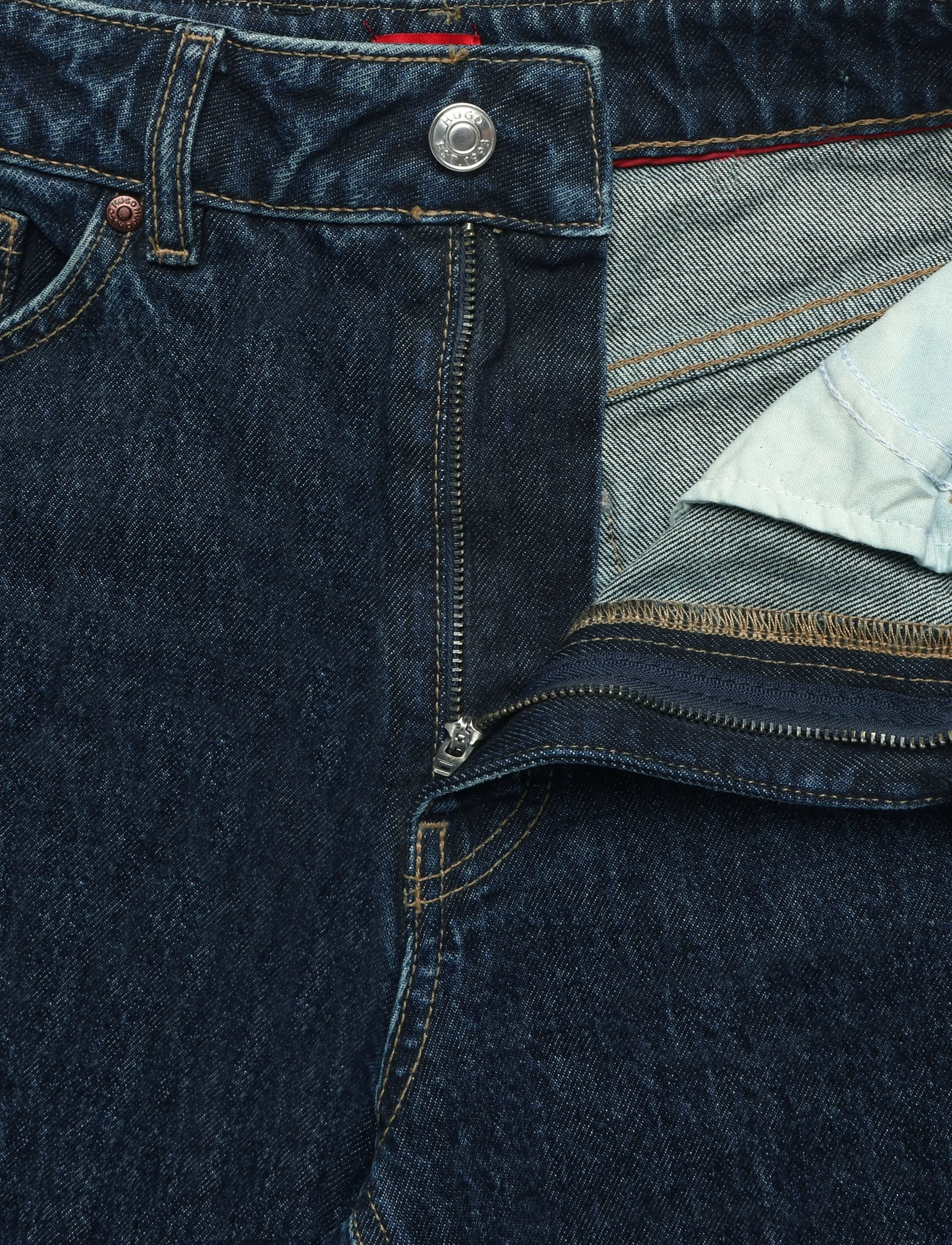 HUGO - 937_14 - brede jeans - navy - 3