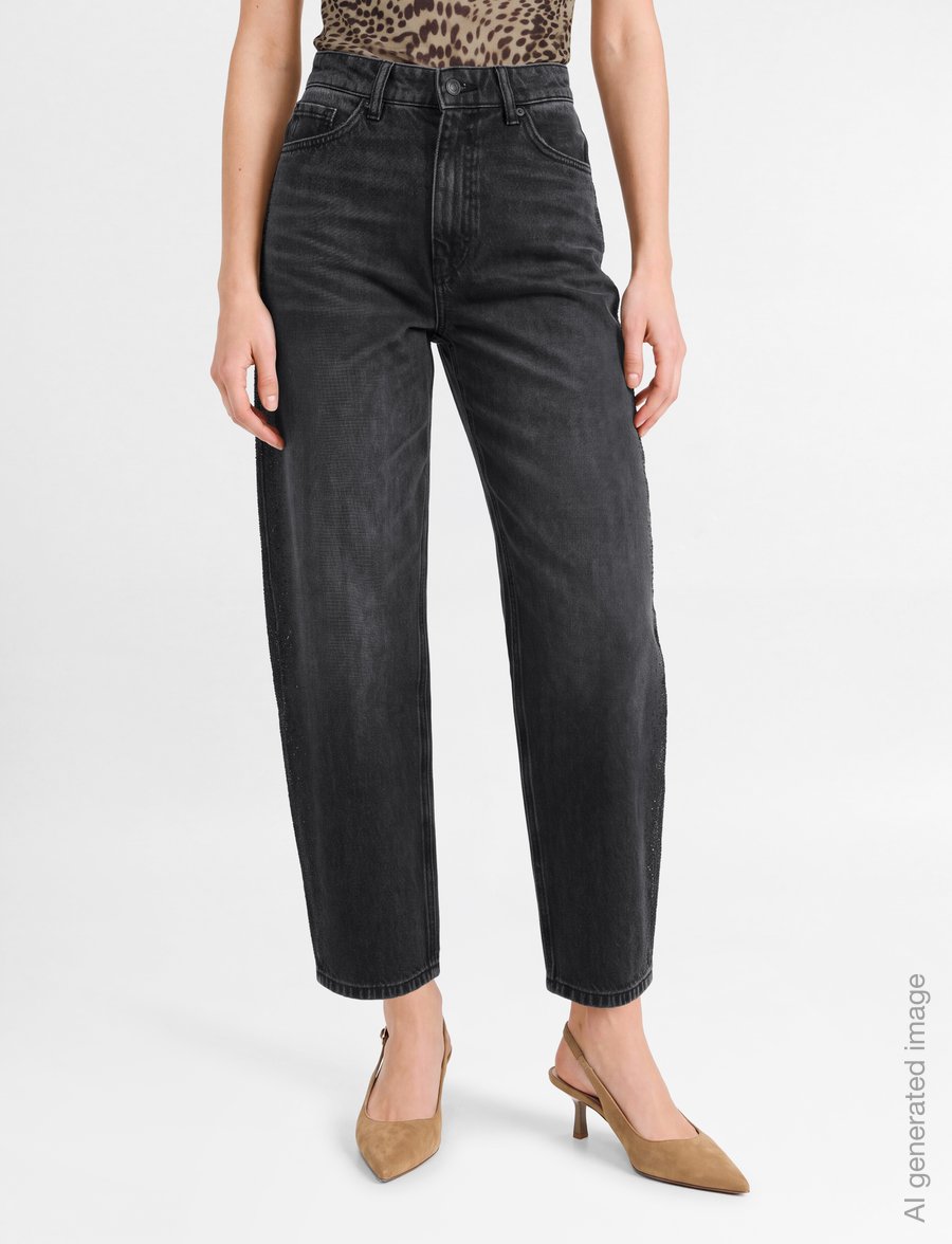HUGO - Gimine_6 - barrel jeans - silver - 3
