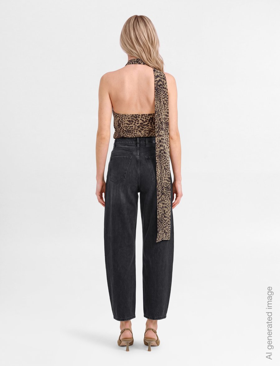 HUGO - Gimine_6 - barrel jeans - silver - 4