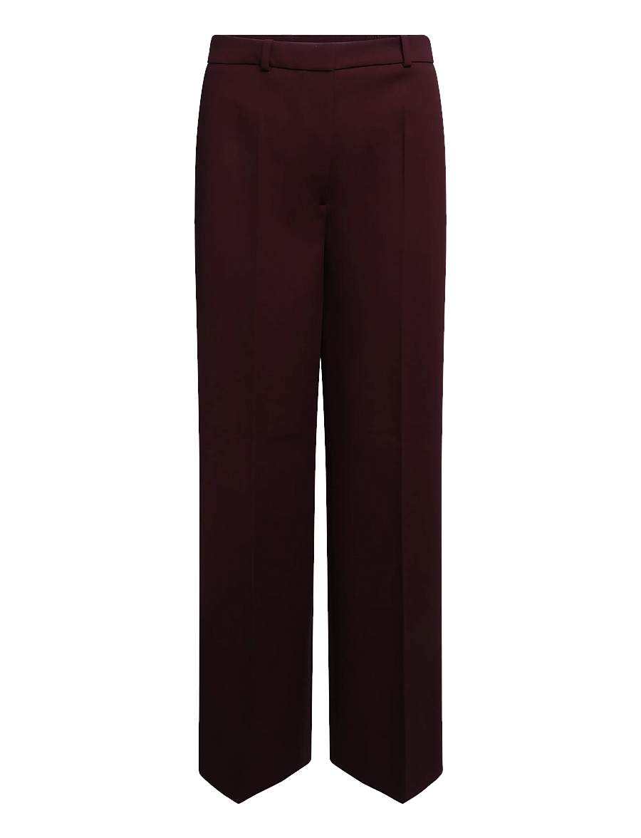 HUGO - Hambala - straight leg trousers - brown overflow - 0