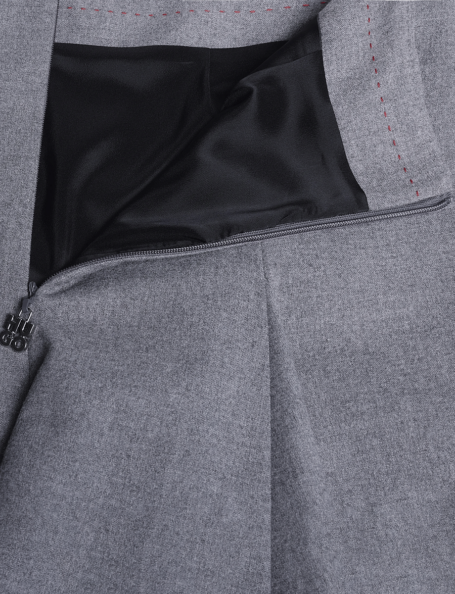 HUGO - Rejuli - plisserede nederdele - open grey - 2