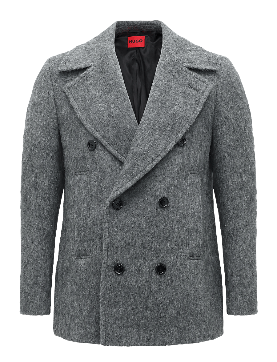 HUGO - Miloro2641 - wollmäntel - dark grey - 0
