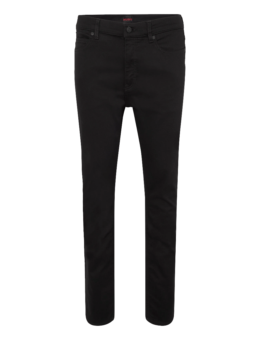 HUGO - HUGO 708 - slim jeans - black - 0