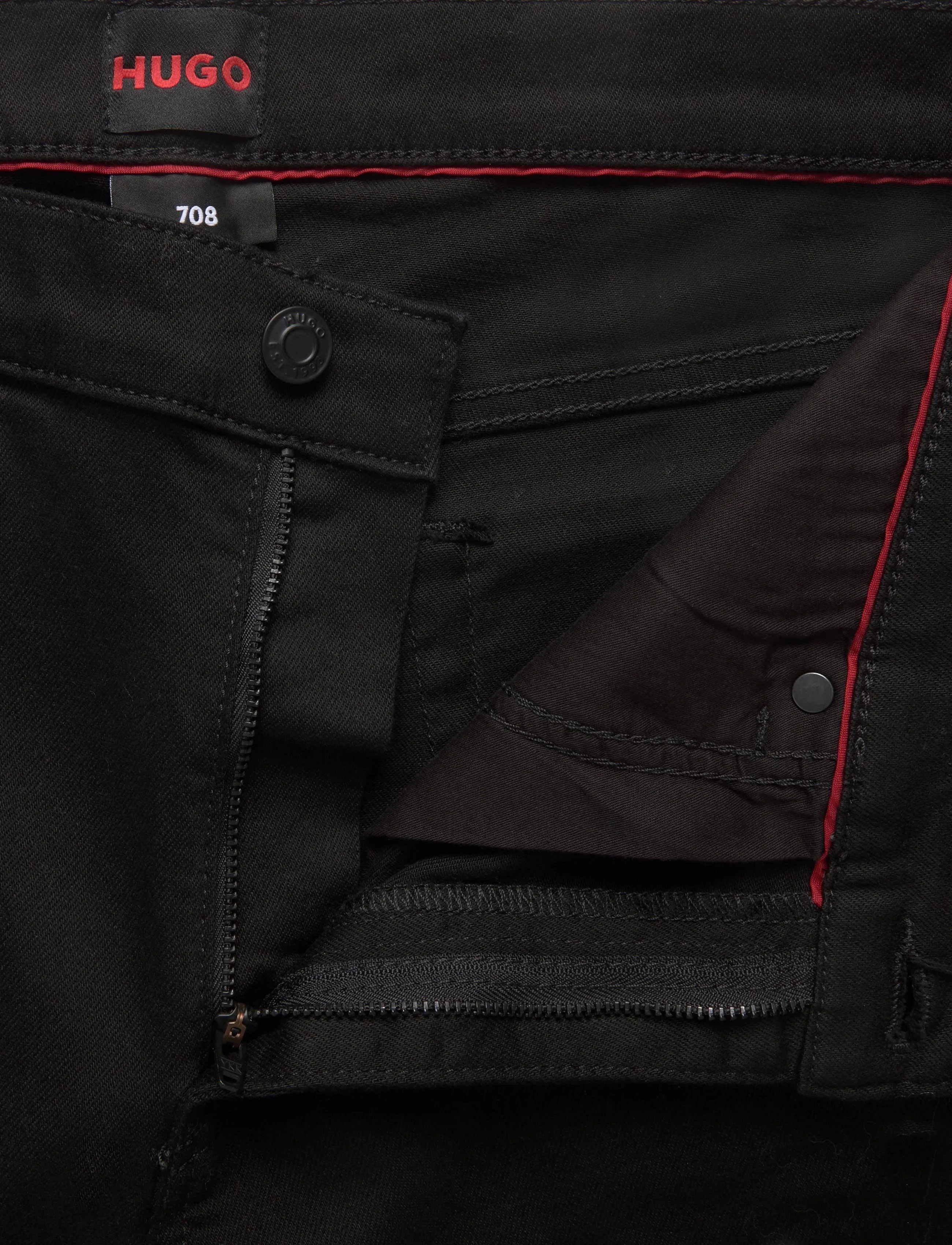 HUGO - HUGO 708 - slim jeans - black - 2