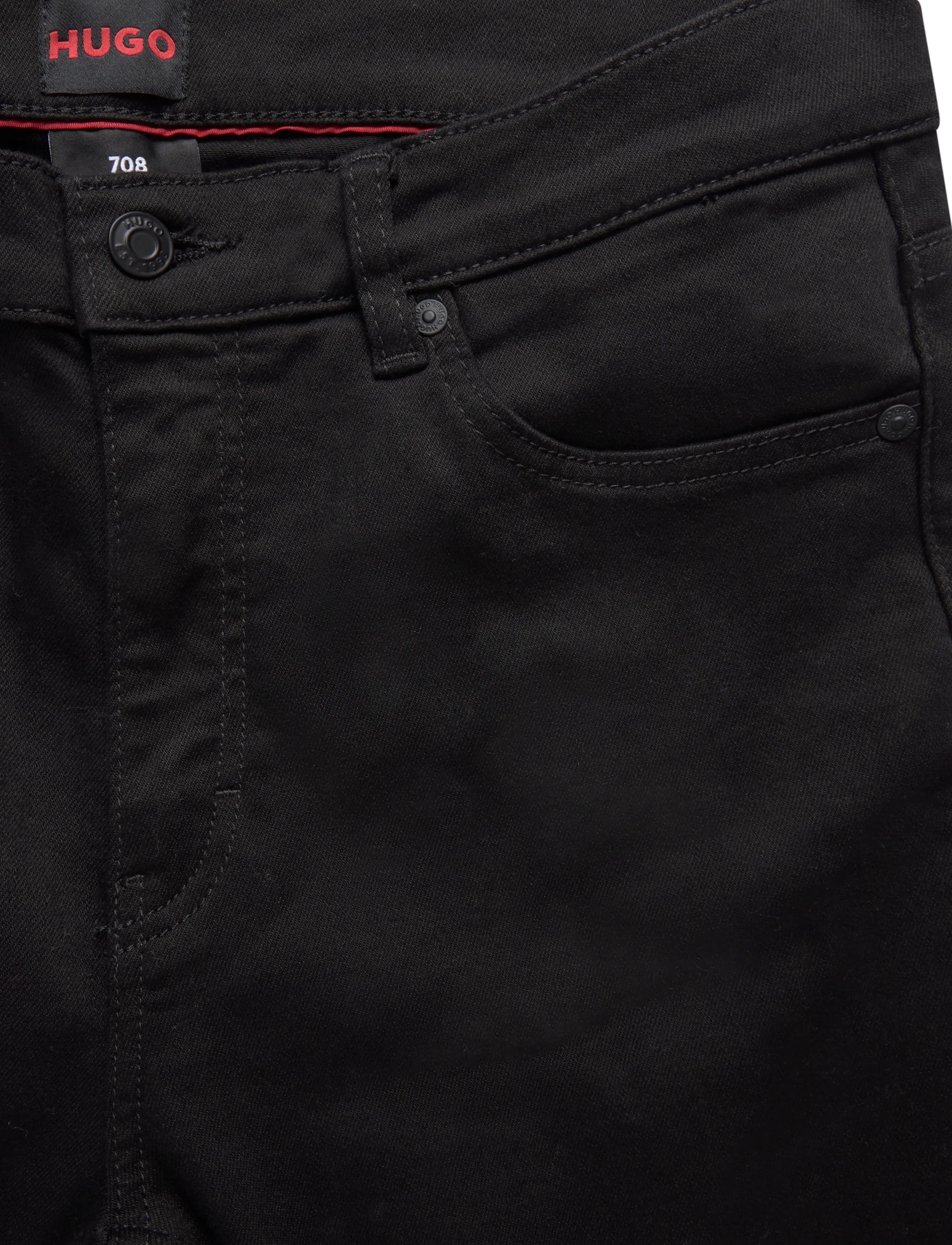 HUGO - HUGO 708 - slim jeans - black - 3