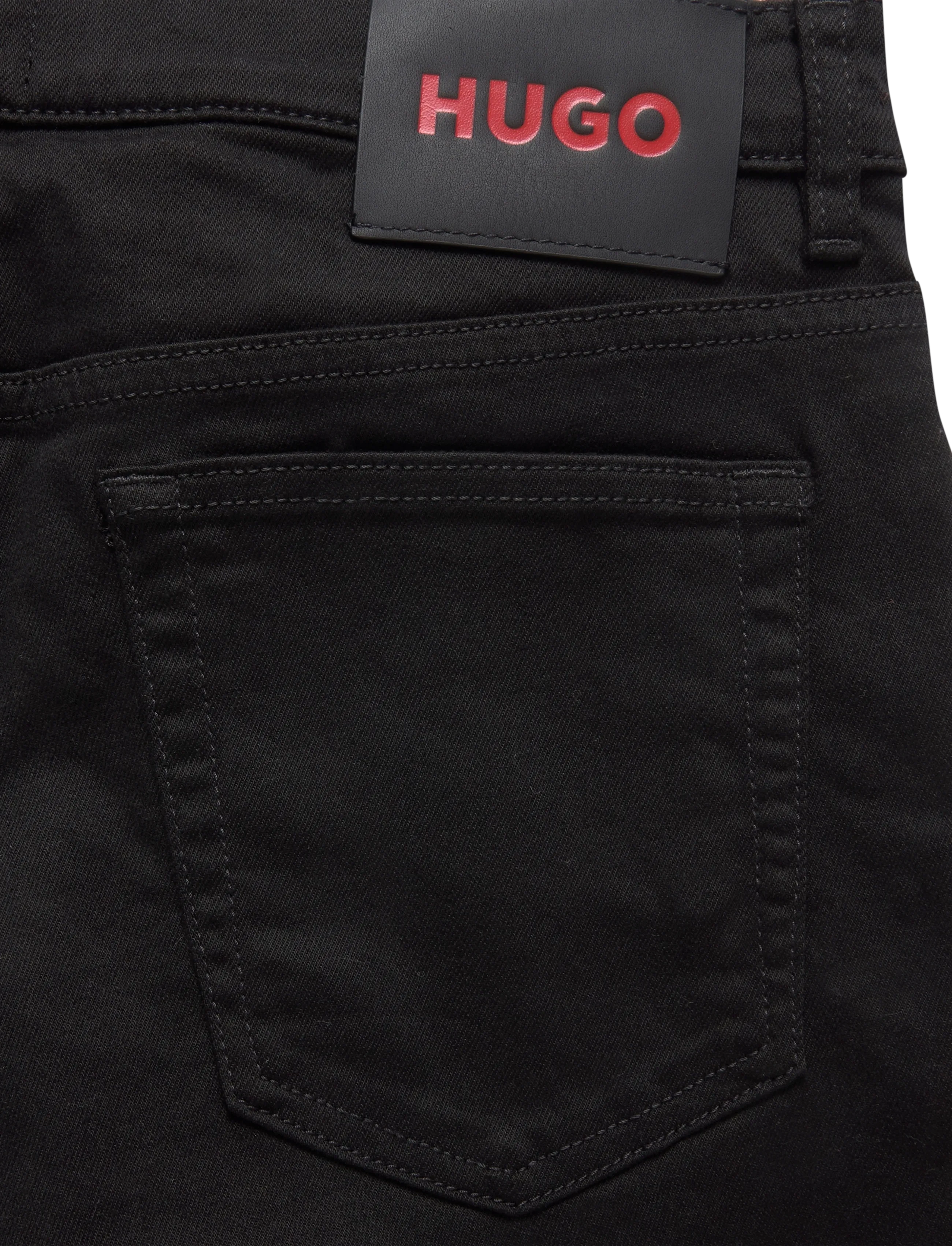 HUGO - HUGO 708 - slim jeans - black - 4