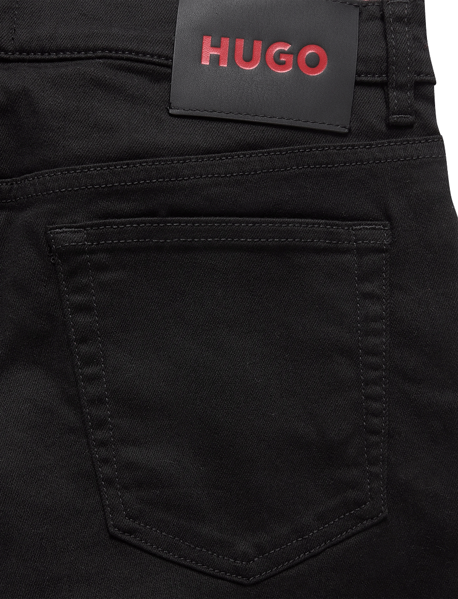 HUGO - HUGO 708 - slim jeans - black - 4