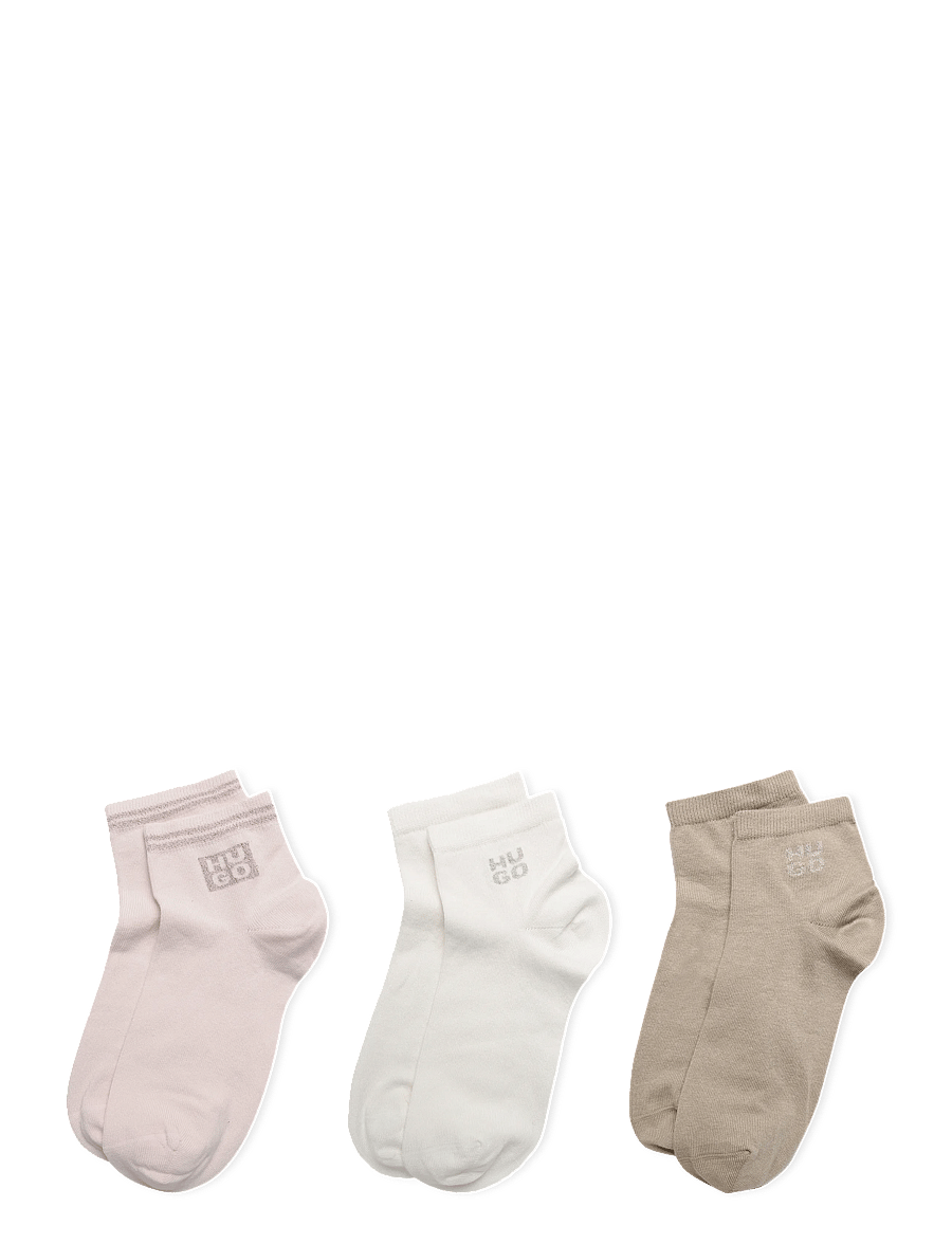 HUGO - 3P SH LUREXLOGO CC W - sneackersocken - light/pastel pink - 1