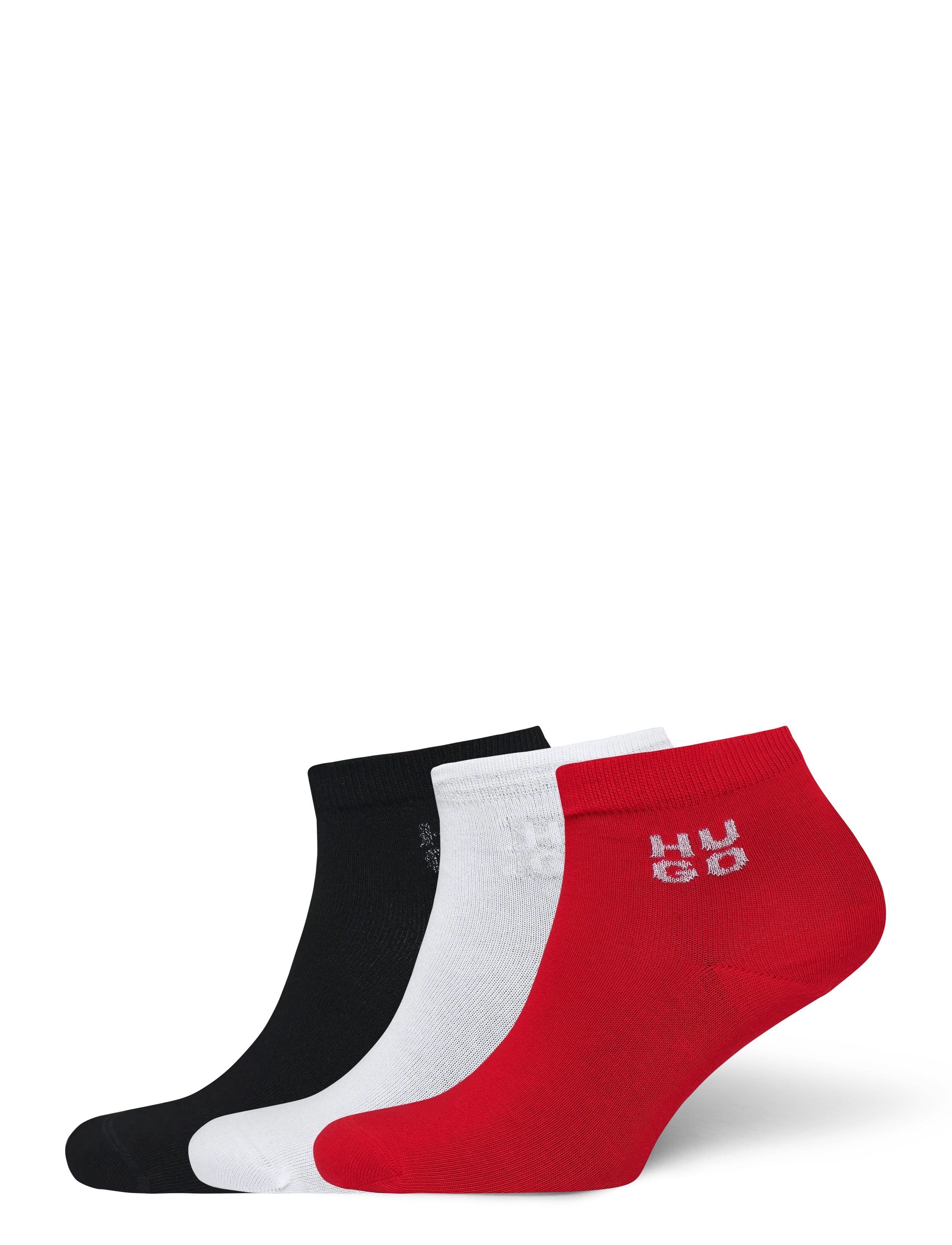 HUGO 3P SH LUREXLOGO CC W - Uus - WHITE / white