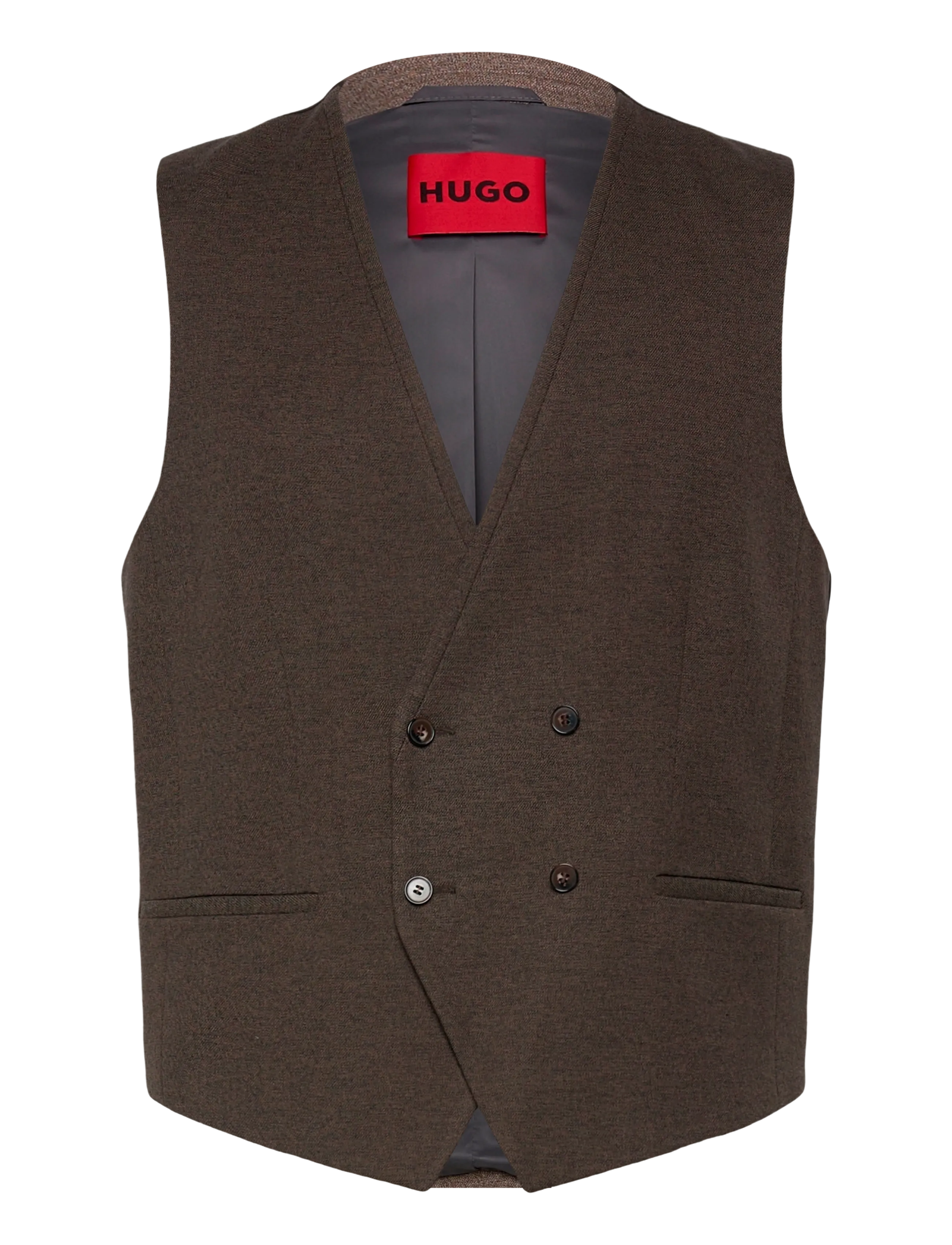 HUGO - Arti/Hesten242V1X - einreiher - brown overflow - 4