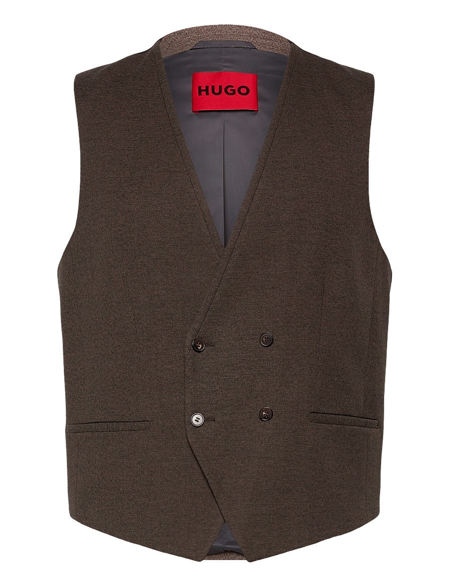 HUGO - Arti/Hesten242V1X - einreiher - brown overflow - 4