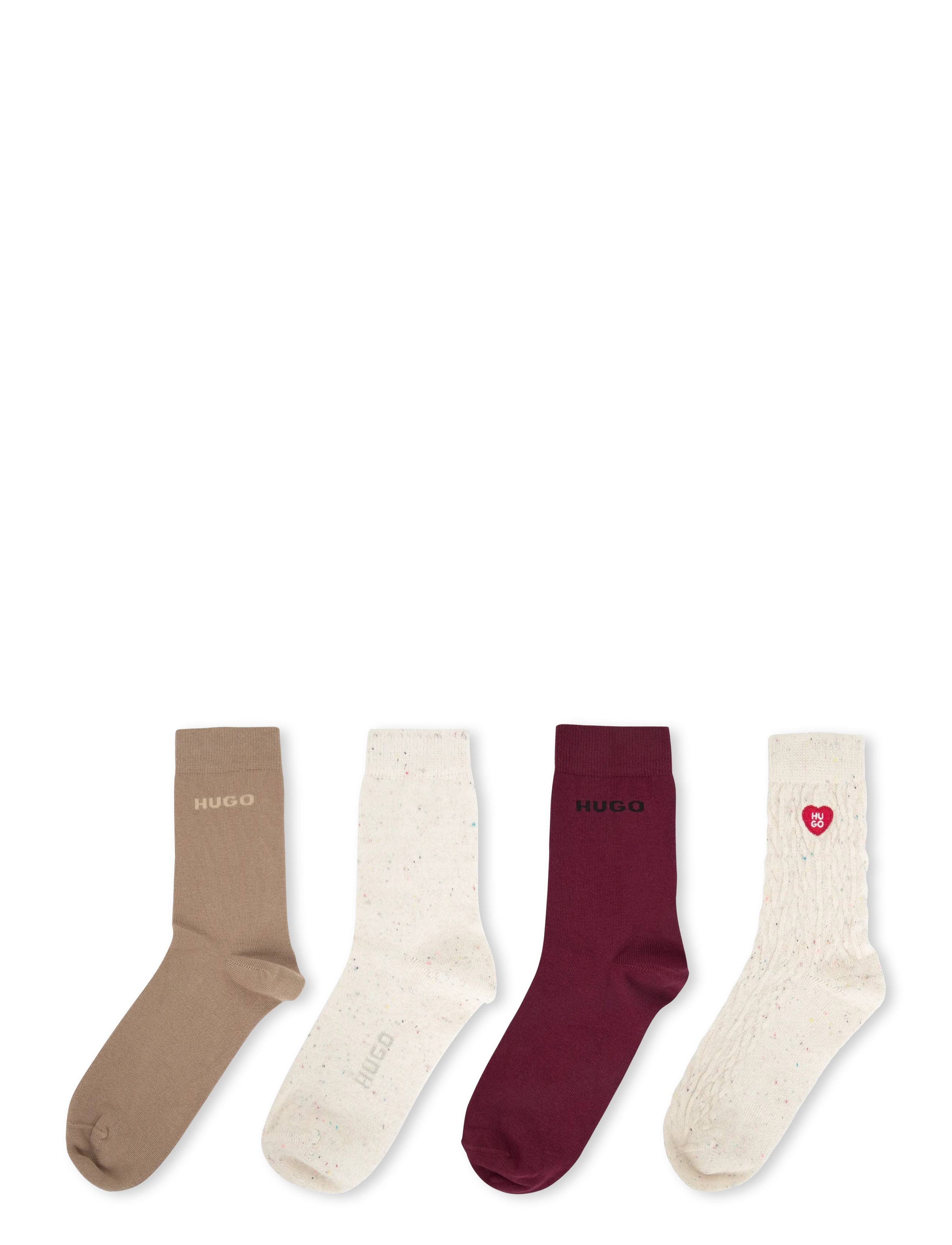 HUGO - 4P RS HEART CC W - normale socken - open miscellaneous - 1