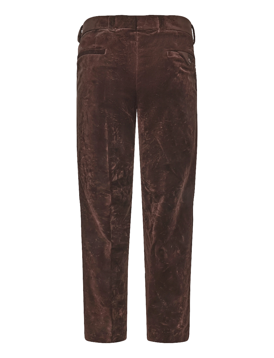 HUGO - Tomas264B - casual trousers - brown overflow - 1