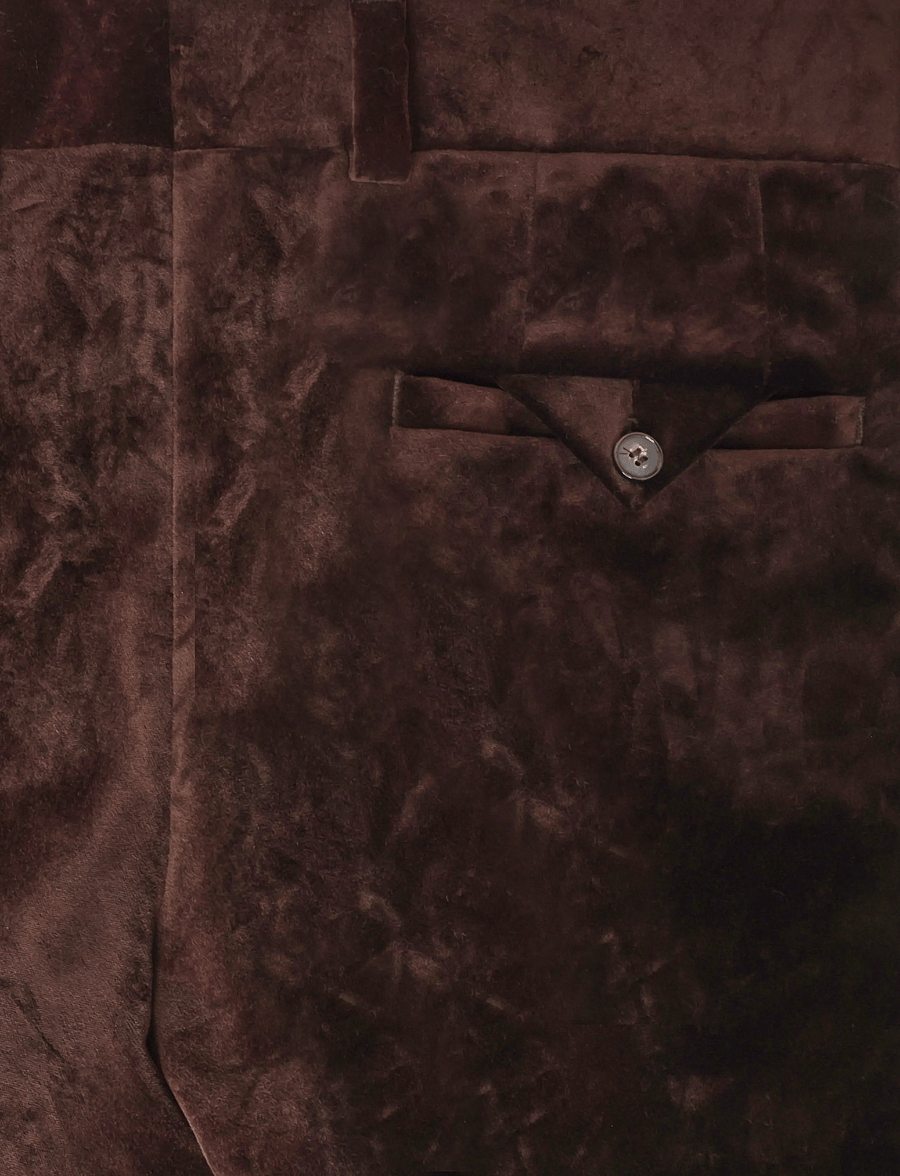 HUGO - Tomas264B - casual trousers - brown overflow - 3