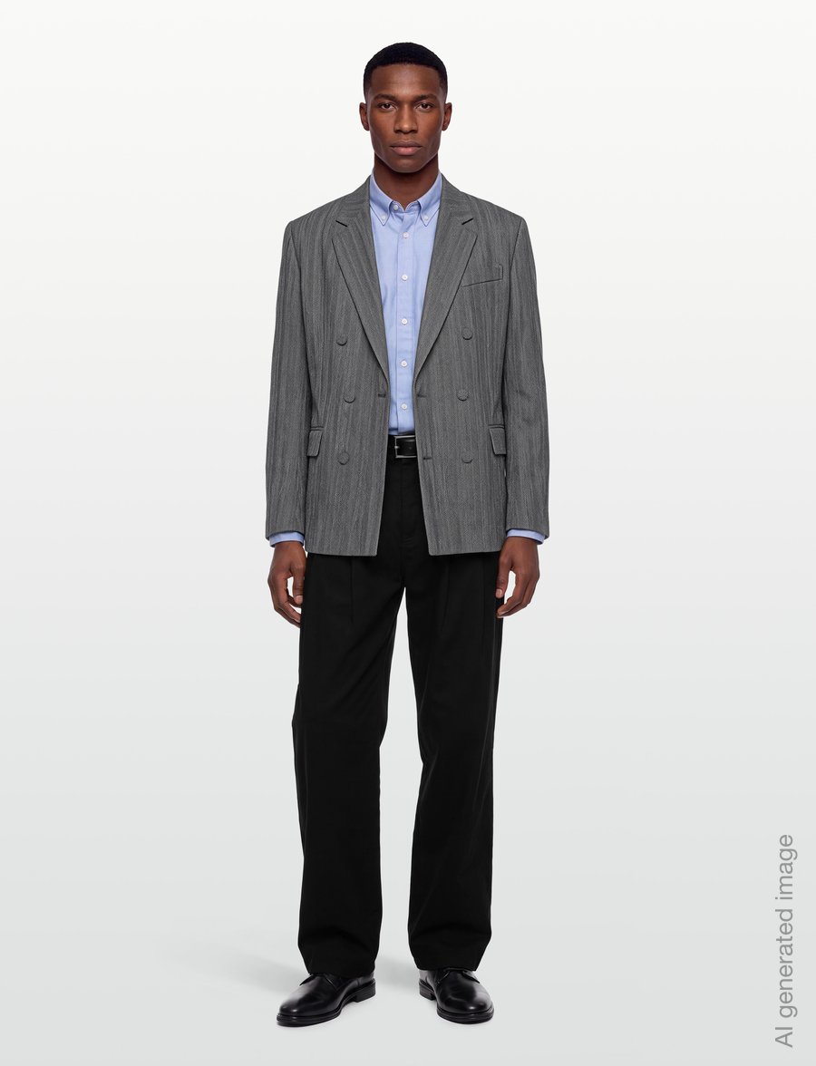 HUGO - Karlo264F2X - kaherealised pintsakud - dark grey - 0