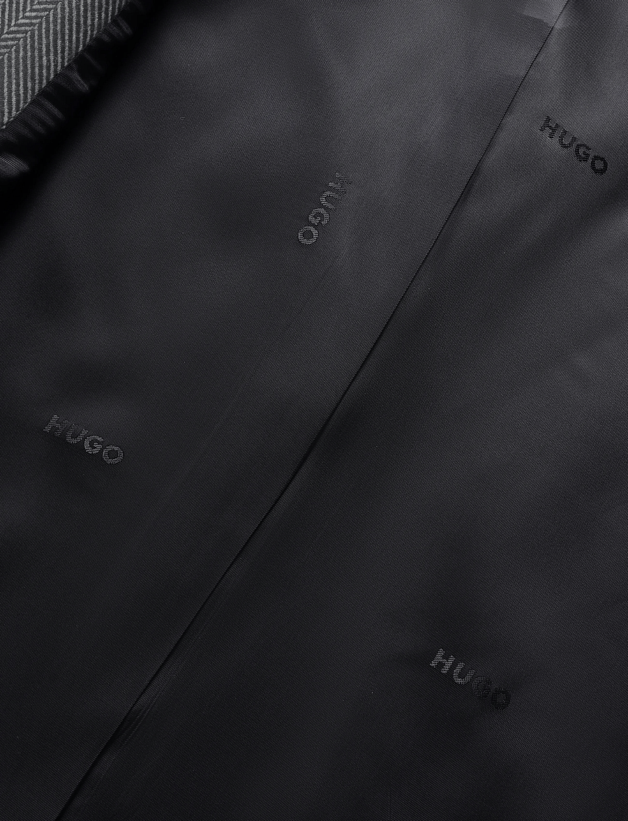 HUGO - Karlo264F2X - kaherealised pintsakud - dark grey - 3