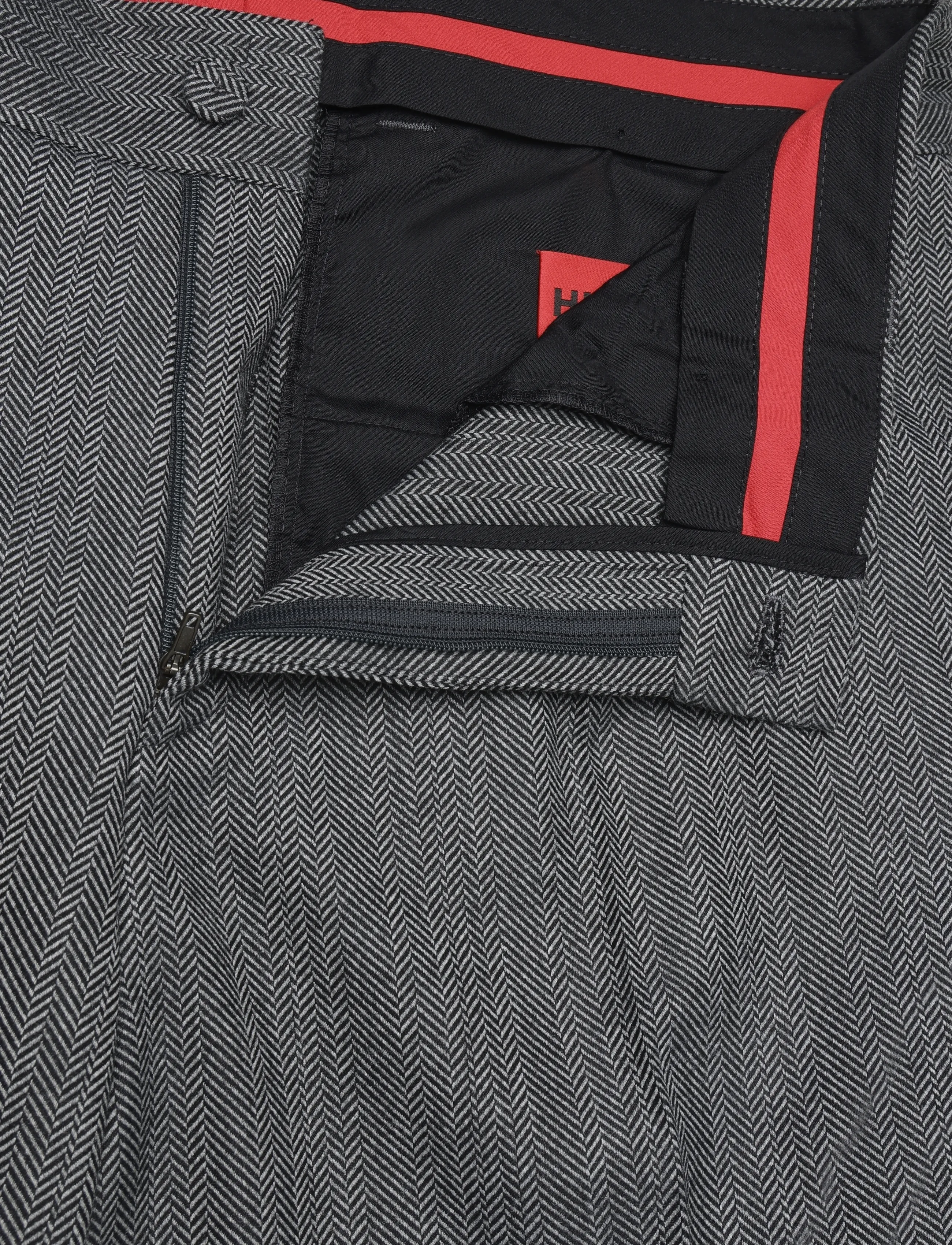 HUGO - Flips251X - kostymbyxor - dark grey - 3