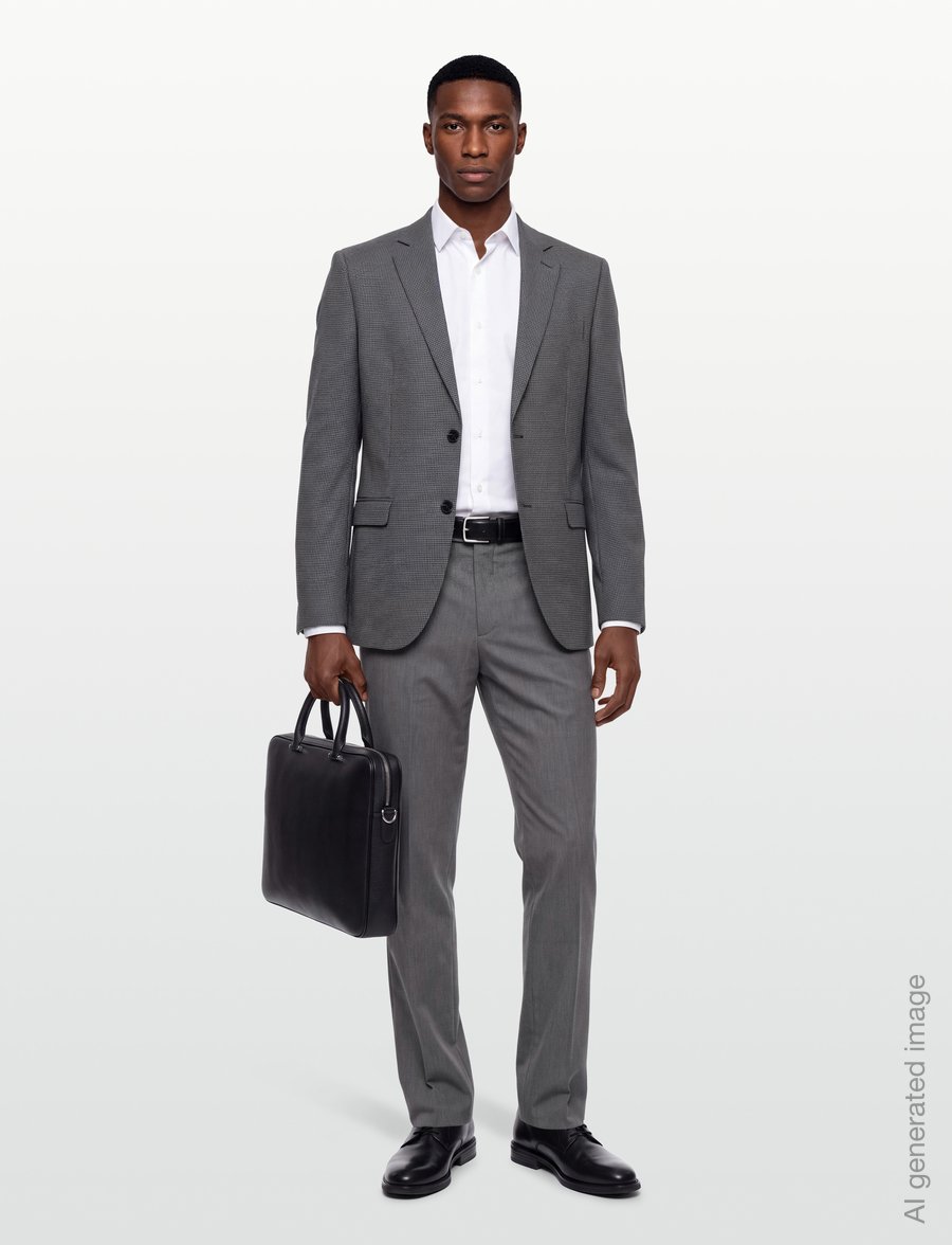 HUGO - Arti253X - single breasted blazers - medium grey - 0