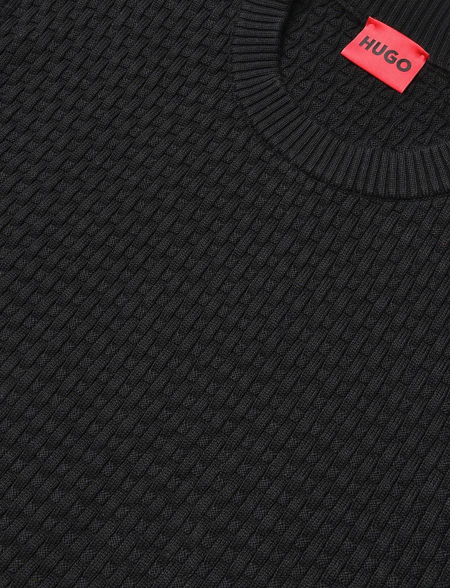 HUGO - Sylas - rundhals - black - 2