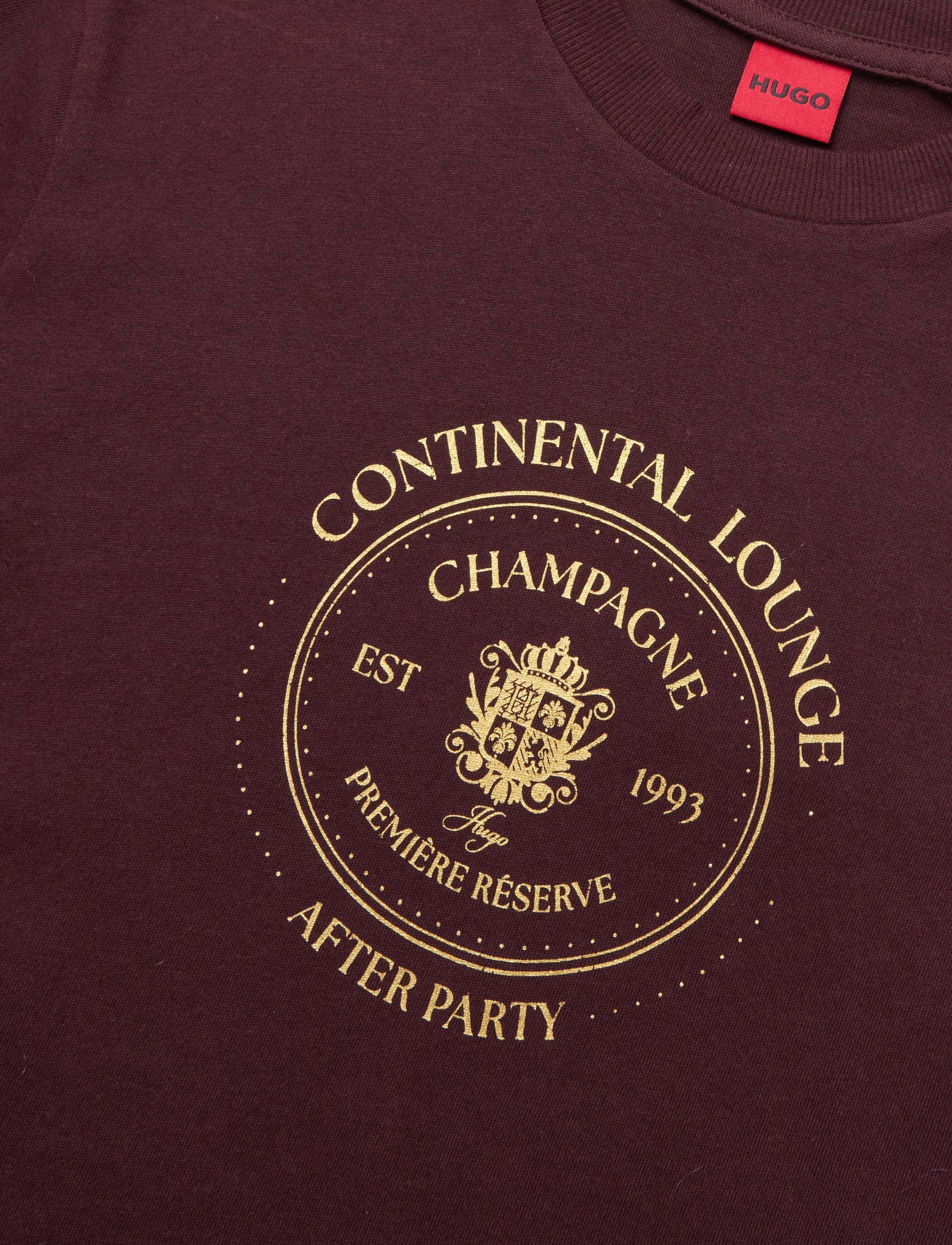 HUGO - Vintage Tee_26 - brown overflow - 2