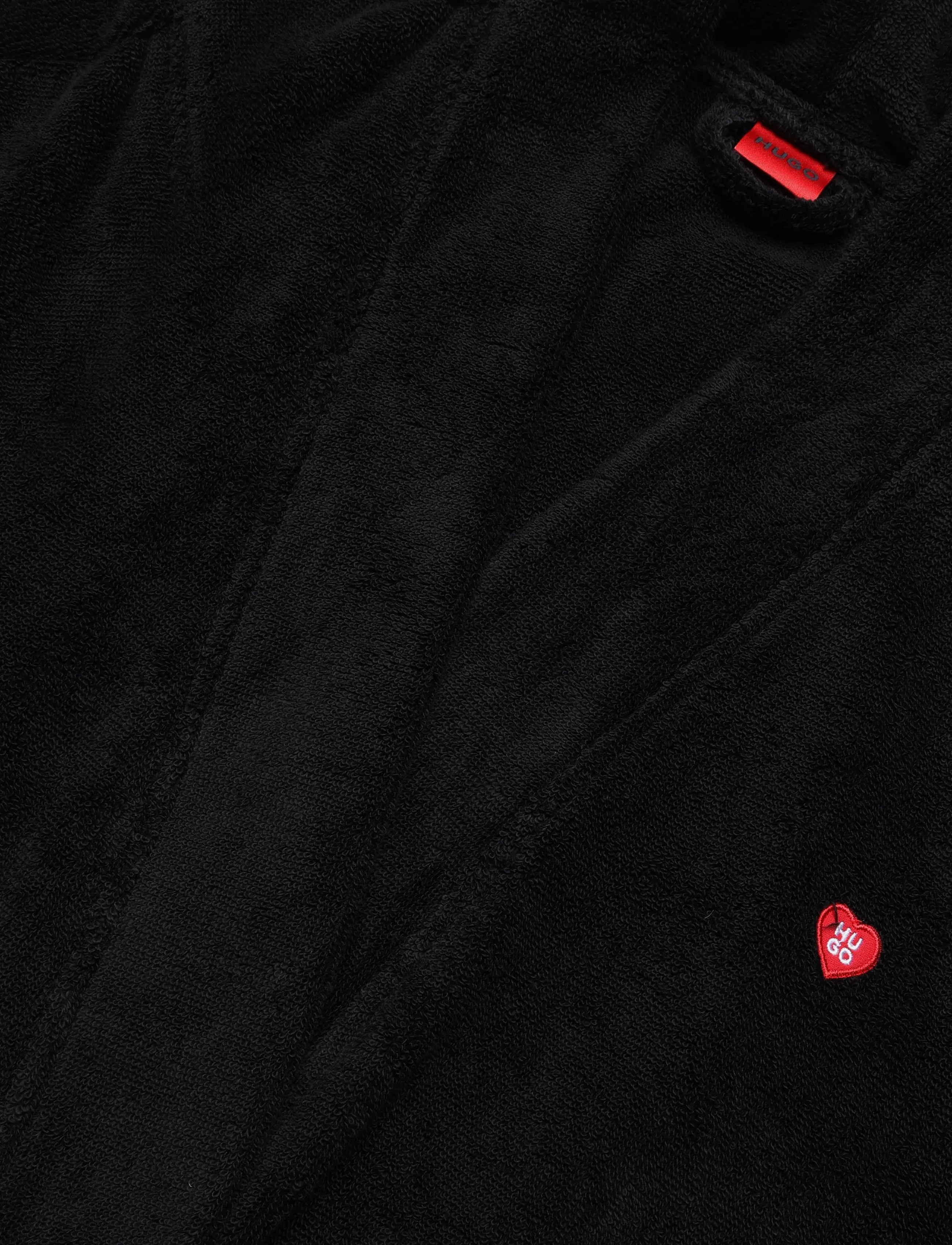 HUGO - TERRY GOWN - morgenkåber - black - 2