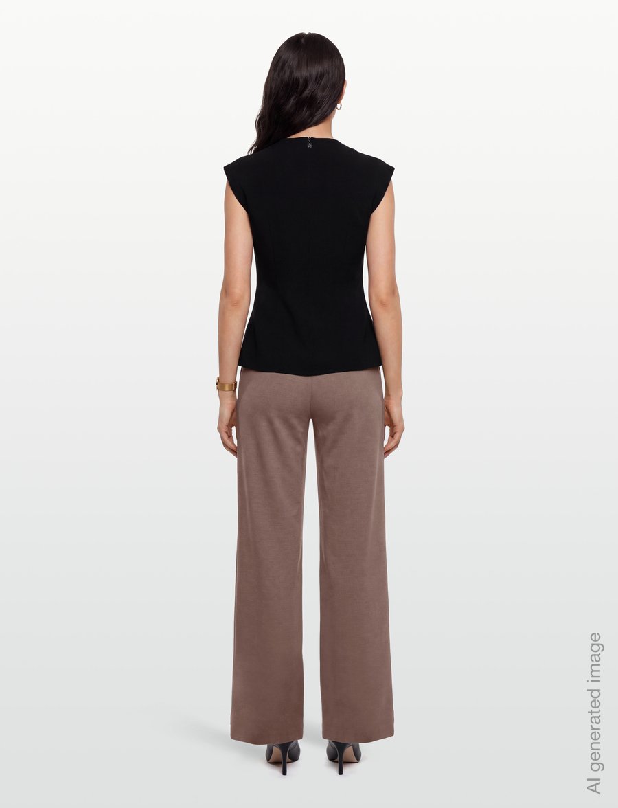 HUGO - Cathila - varrukateta pluusid - black - 4
