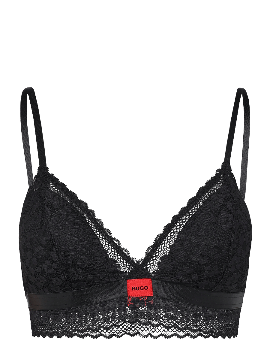 HUGO - SAVANA TRIANGLE P - bralette - black - 0