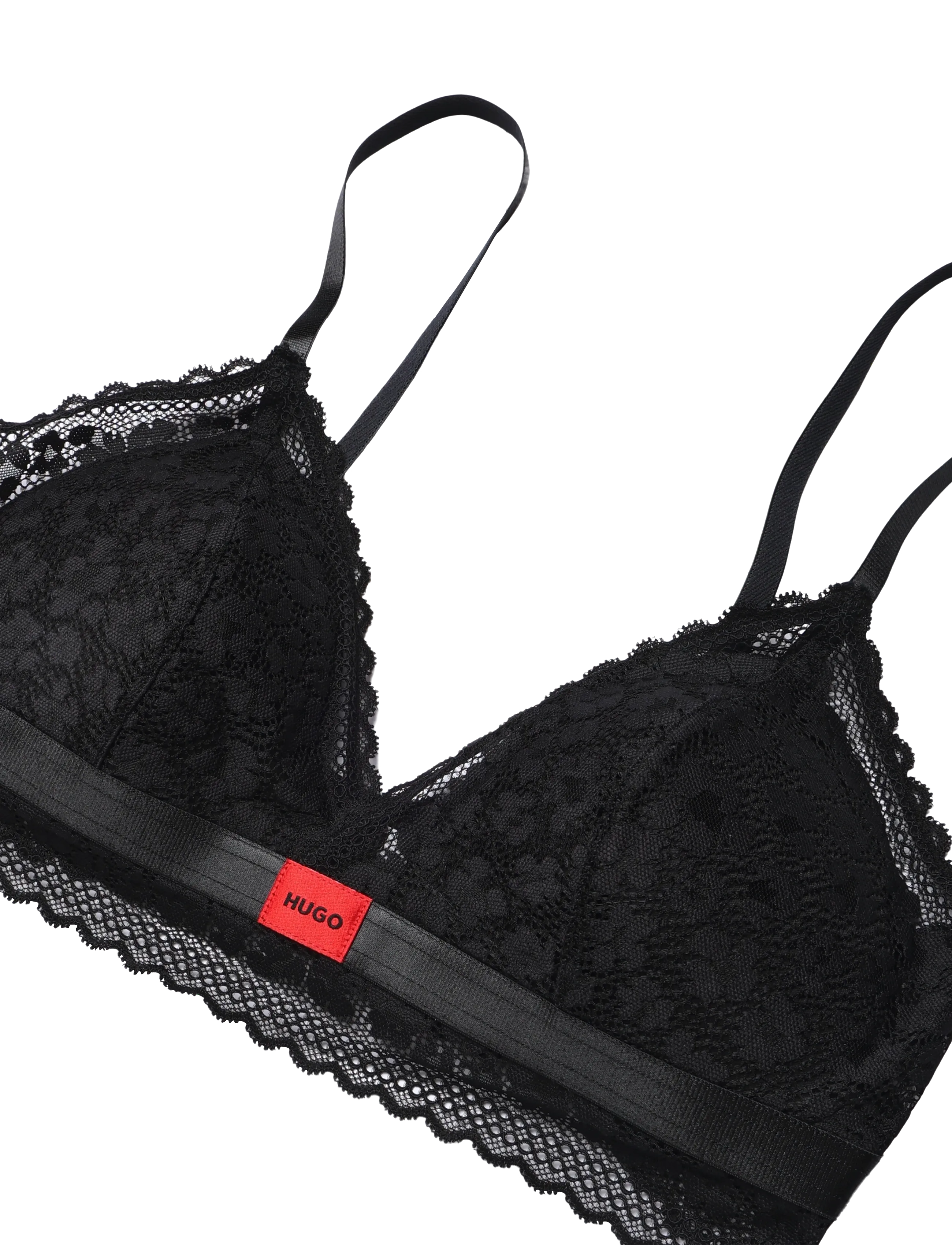 HUGO - SAVANA TRIANGLE P - bralette - black - 2