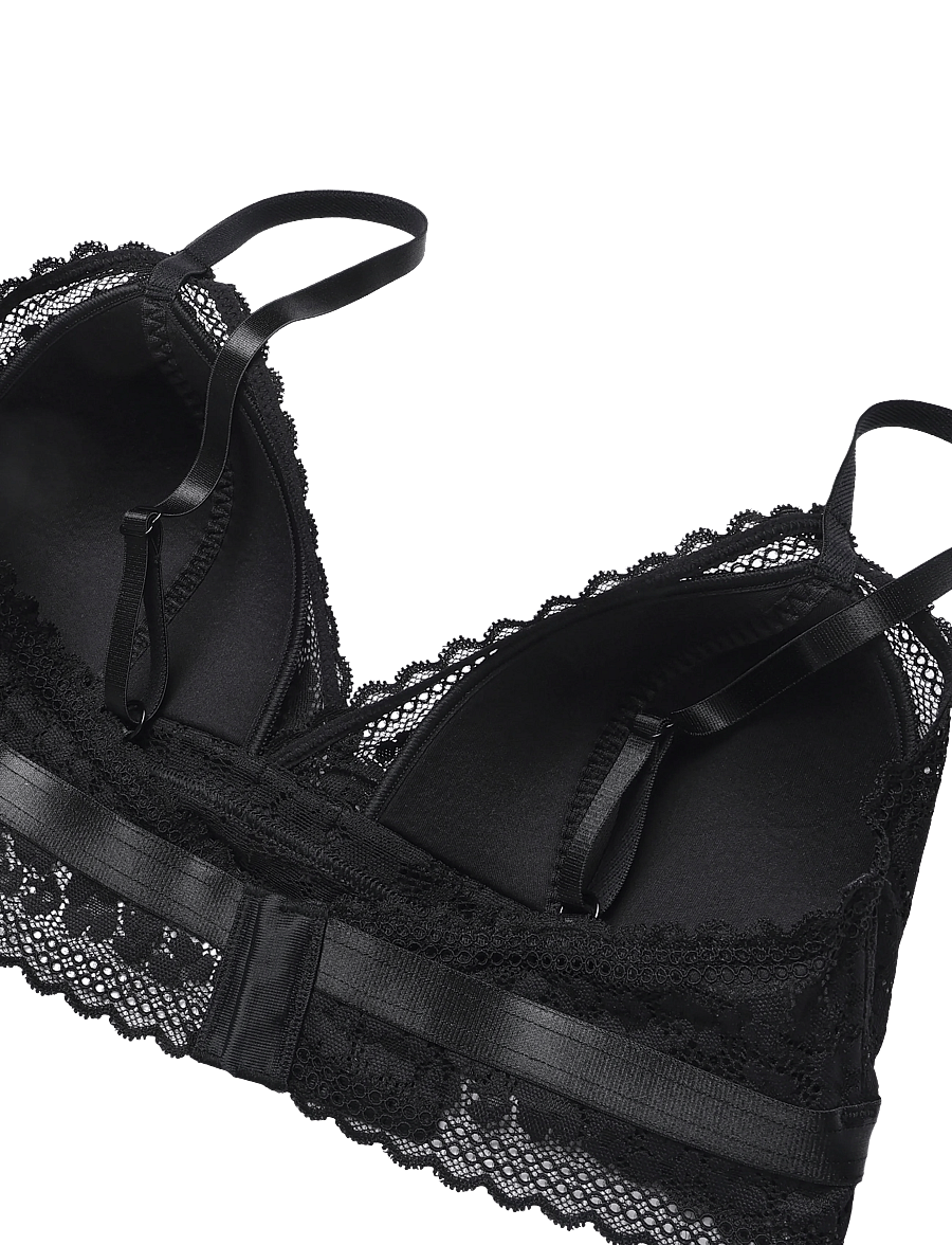 HUGO - SAVANA TRIANGLE P - bralette - black - 3