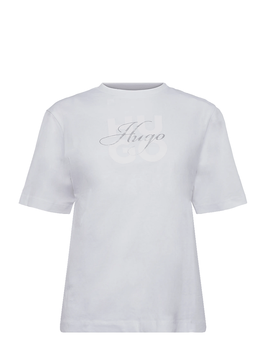 HUGO - Dashine_1 - t-shirts - white - 0