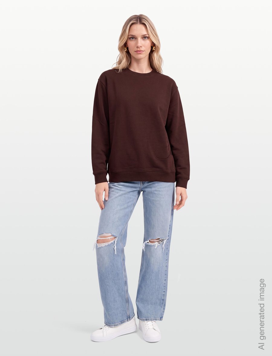 HUGO - Classic Crew_10 - everyday style - brown overflow - 0