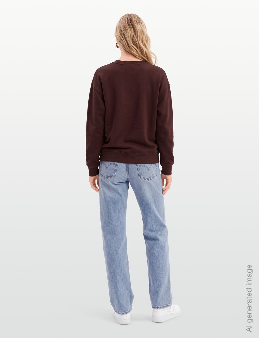 HUGO - Classic Crew_10 - everyday style - brown overflow - 4