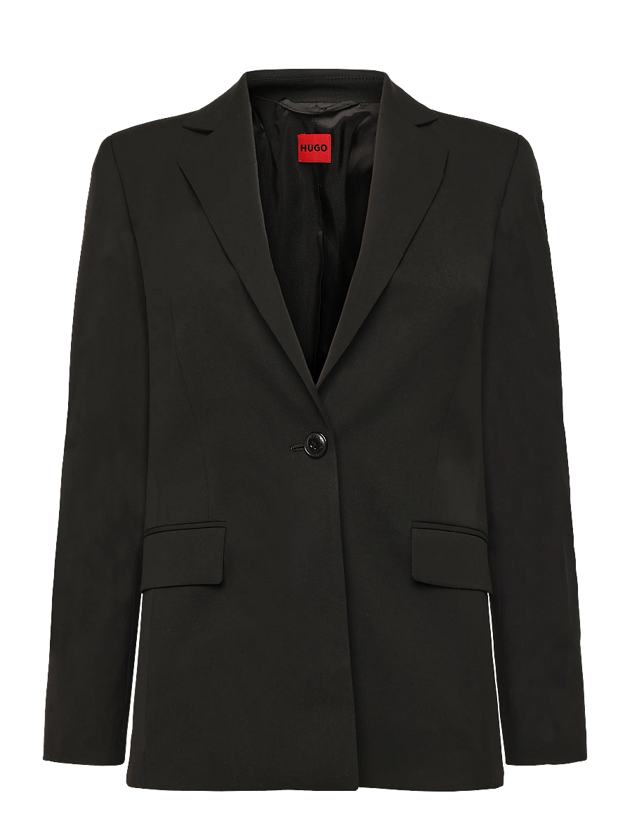 HUGO - Atana-2 - single breasted blazers - black - 0