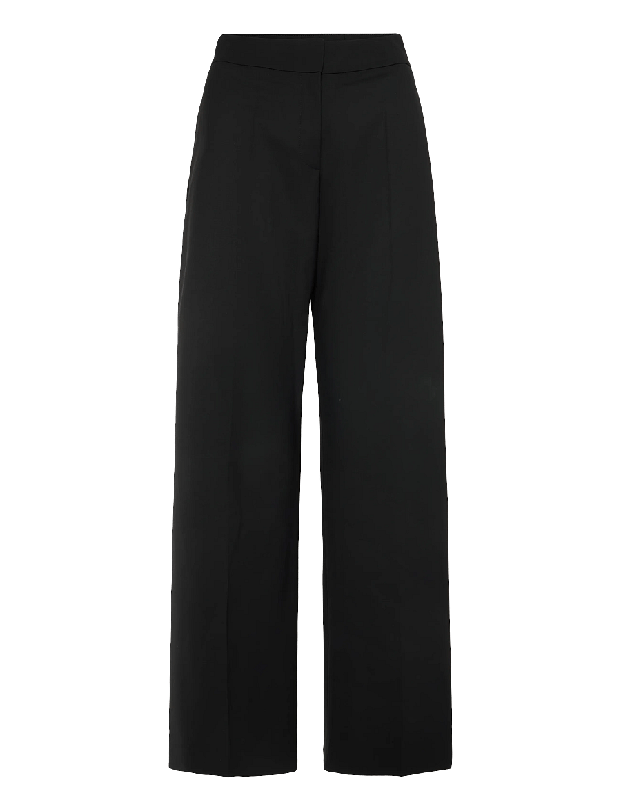HUGO - Himia-2 - wide leg trousers - black - 0