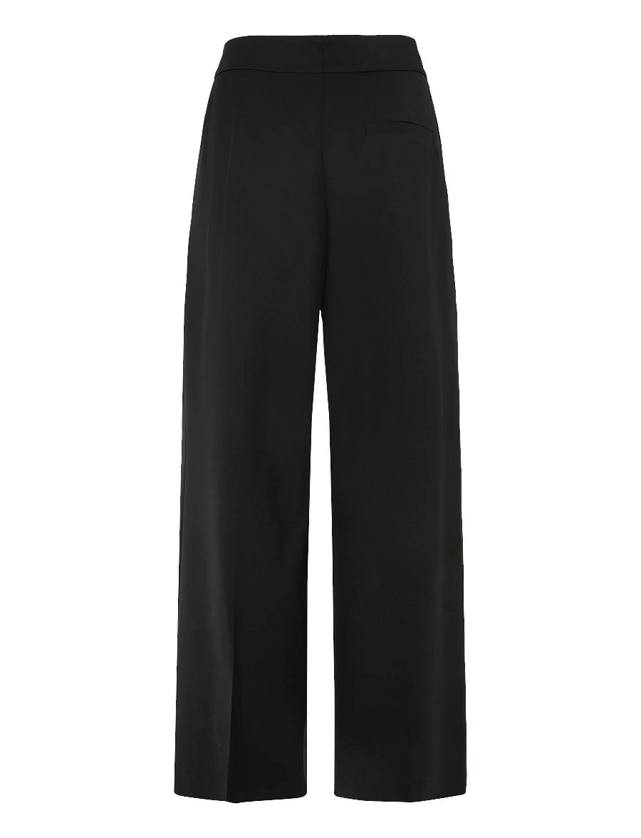 HUGO - Himia-2 - wide leg trousers - black - 1