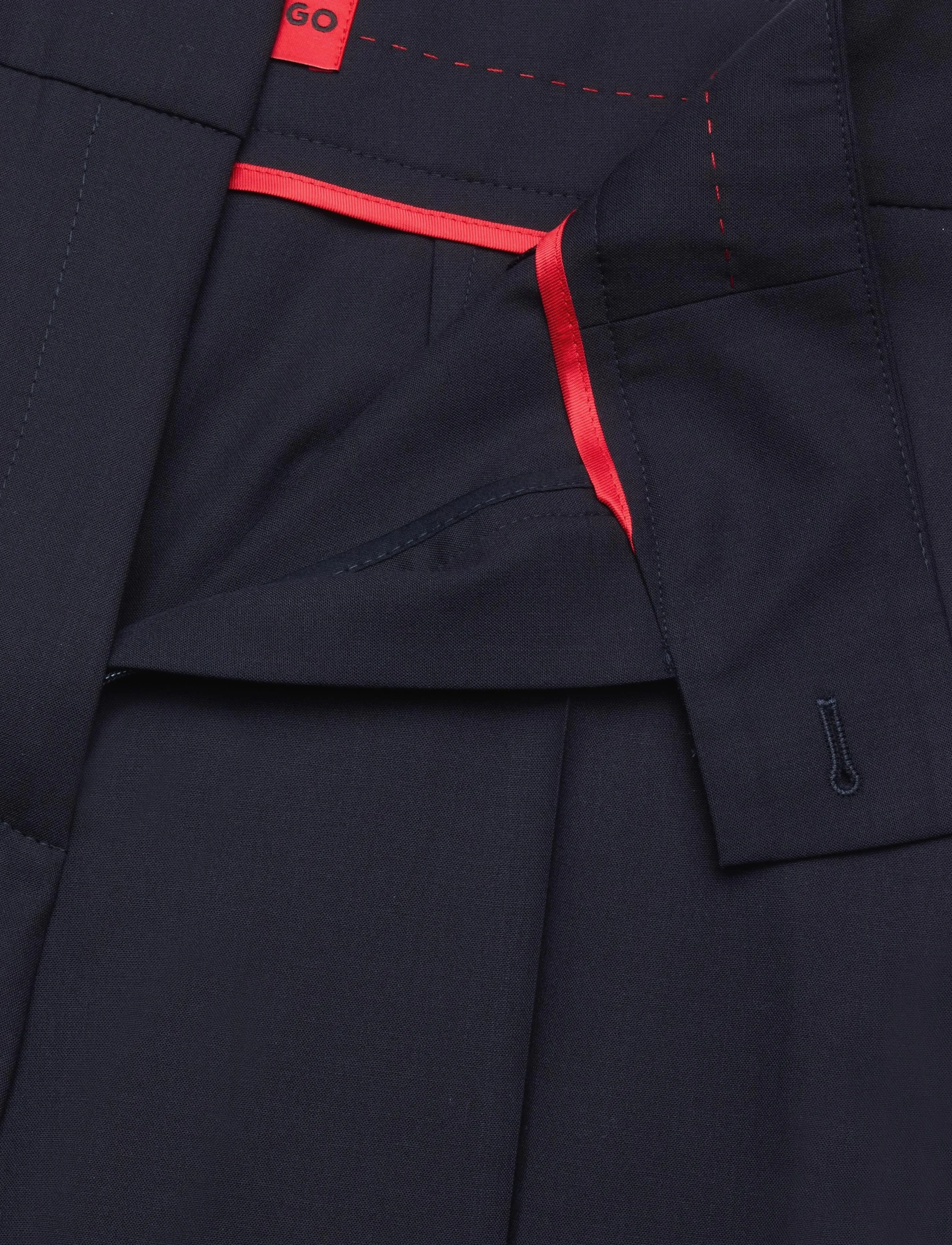 HUGO - Himia-2 - bukser med brede ben - dark blue - 3