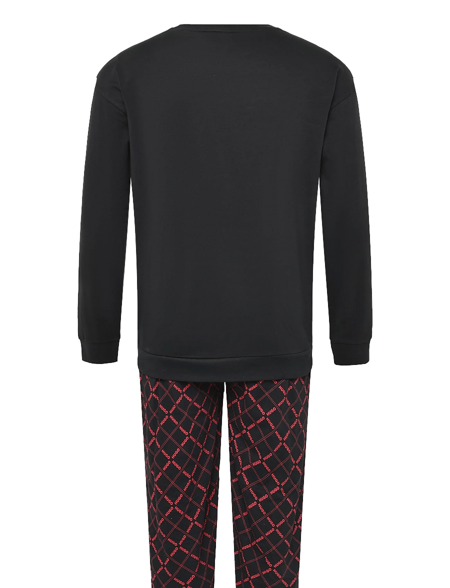 HUGO - ELION LONG SET - pidžaamakomplektid - black - 1