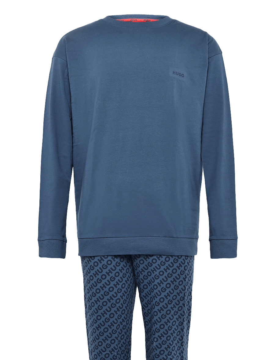 HUGO - ELION LONG SET - pidžaamakomplektid - dark blue - 0