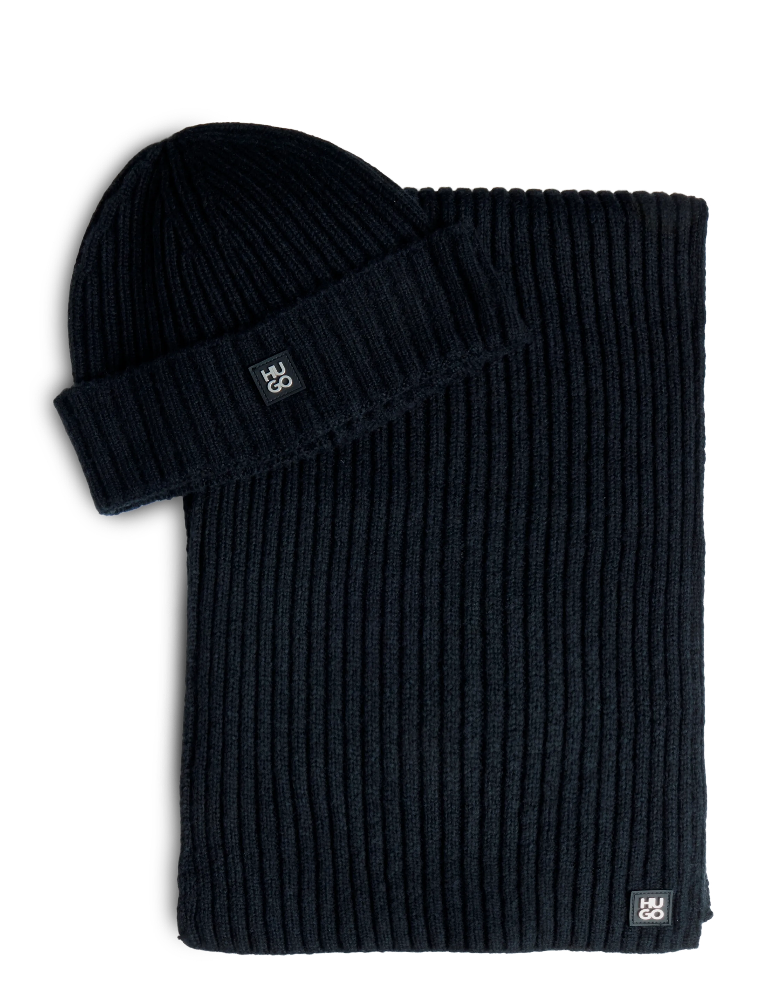 HUGO - Zasgo_Set - kootud mütsid - black - 3
