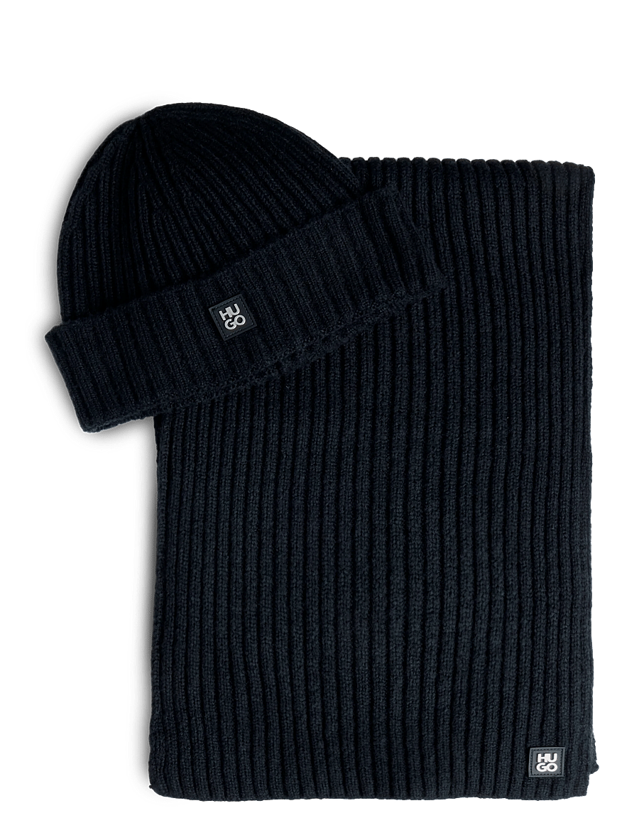 HUGO - Zasgo_Set - kootud mütsid - black - 3