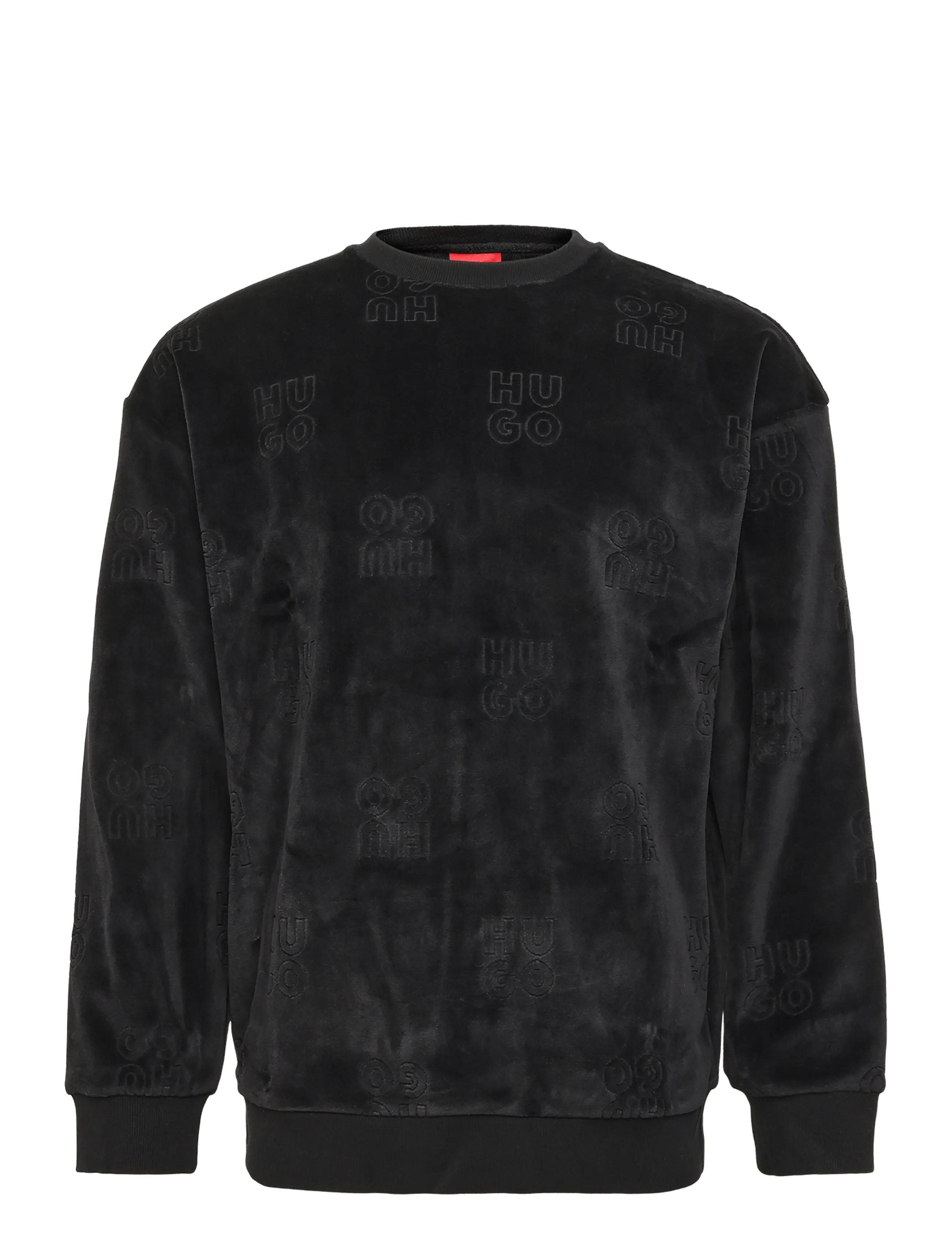 HUGO VELORO SWEATSHIRT - Sweatshirts & Hoodies - BLACK / black