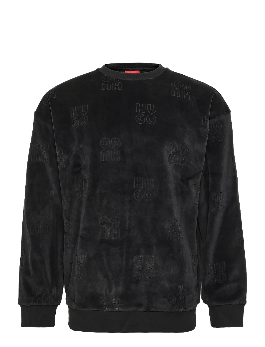 HUGO - VELORO SWEATSHIRT - sweatshirts - black - 0